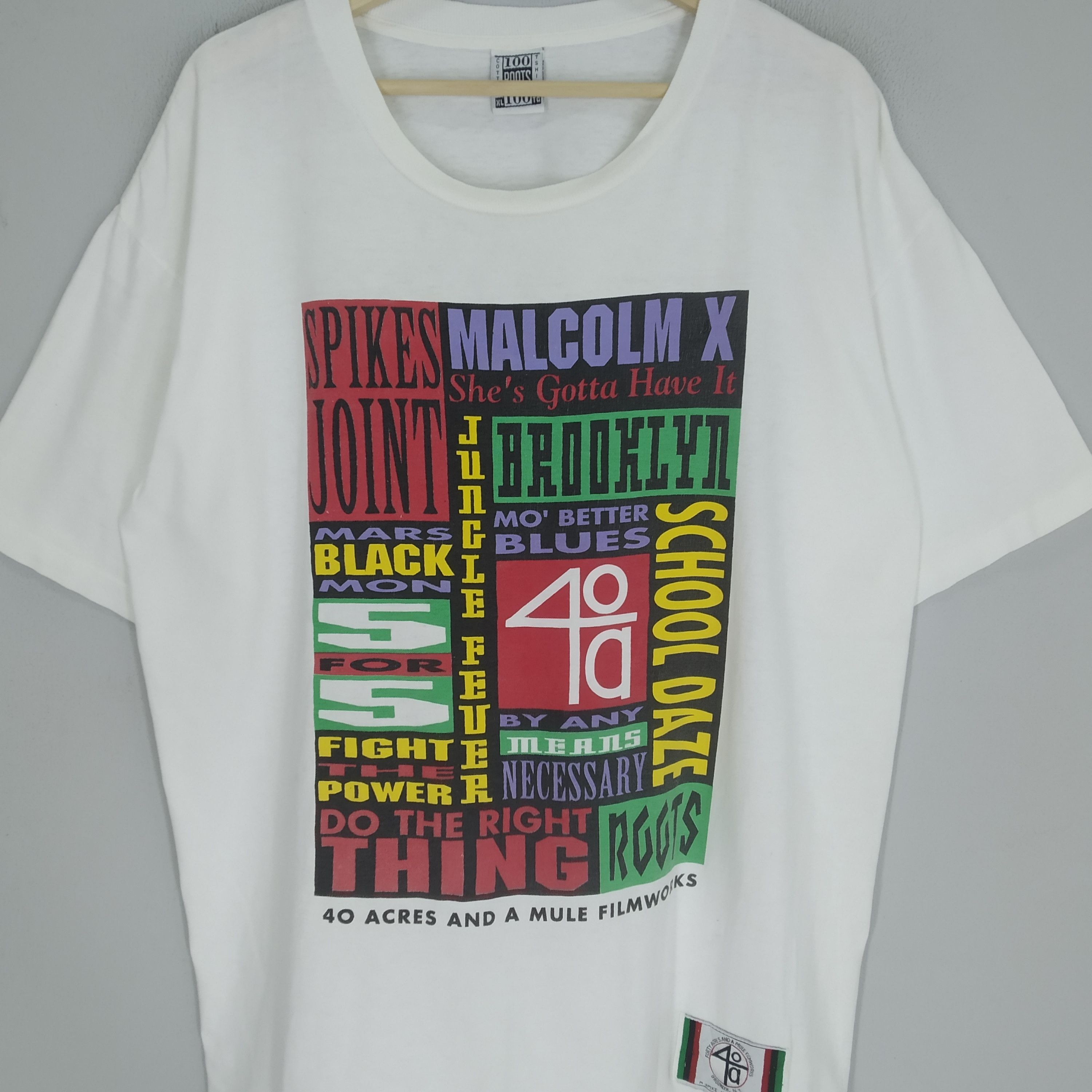 Vintage Vintage 90's Forty Acres And A Mule Filmwork Spike Lee Joint Size US XL / EU 56 / 4 - 3 Thumbnail