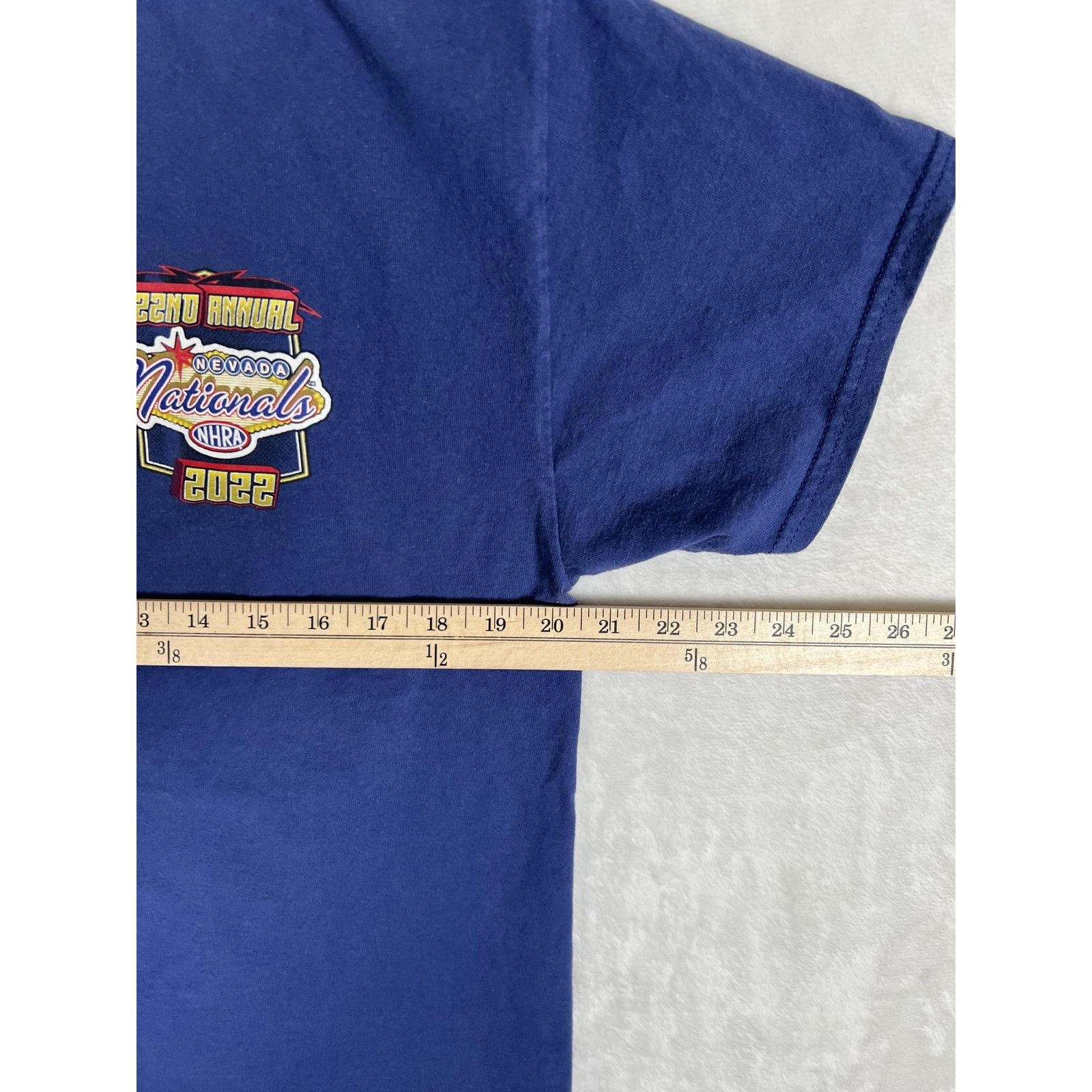 Other NHRA Nevada Nationals T-Shirt Mens Large Blue Las Vegas 2022 Size US L / EU 52-54 / 3 - 5 Thumbnail