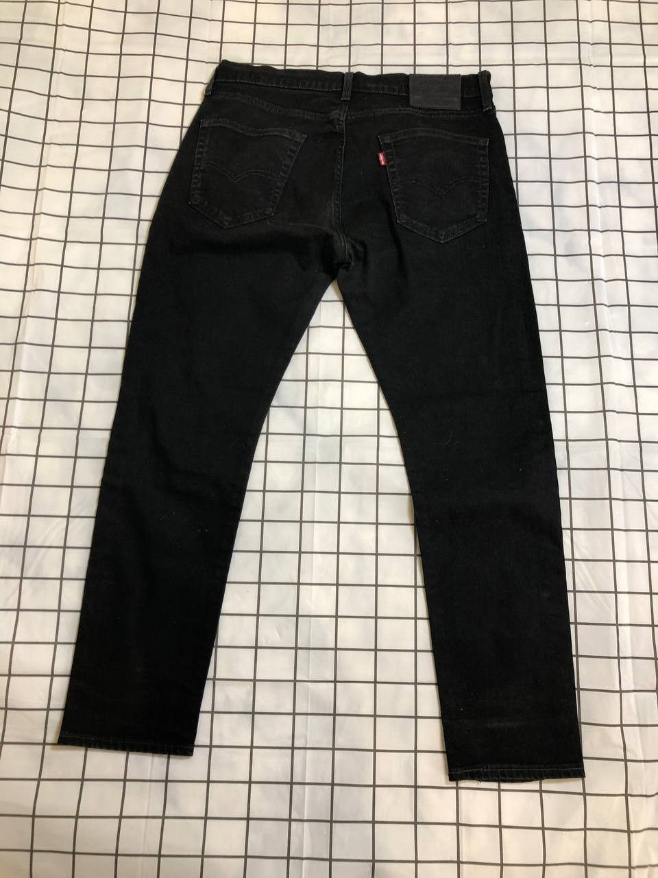 Levi's Mens LEVI STRAUSS 512 Black Stretch Denim Big E Jeans Size US 34 / EU 50 - 20 Thumbnail