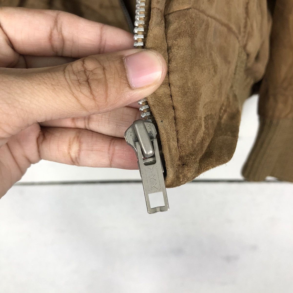 Japanese Brand 🔥Vintage Bomber Jacket Suede Inspire Issey Miyake Size US M / EU 48-50 / 2 - 16 Thumbnail