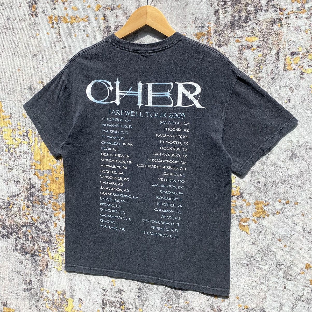Band Tees Vintage Cher Farewell Tour 2003 Shirt American Singer Size US S / EU 44-46 / 1 - 3 Thumbnail