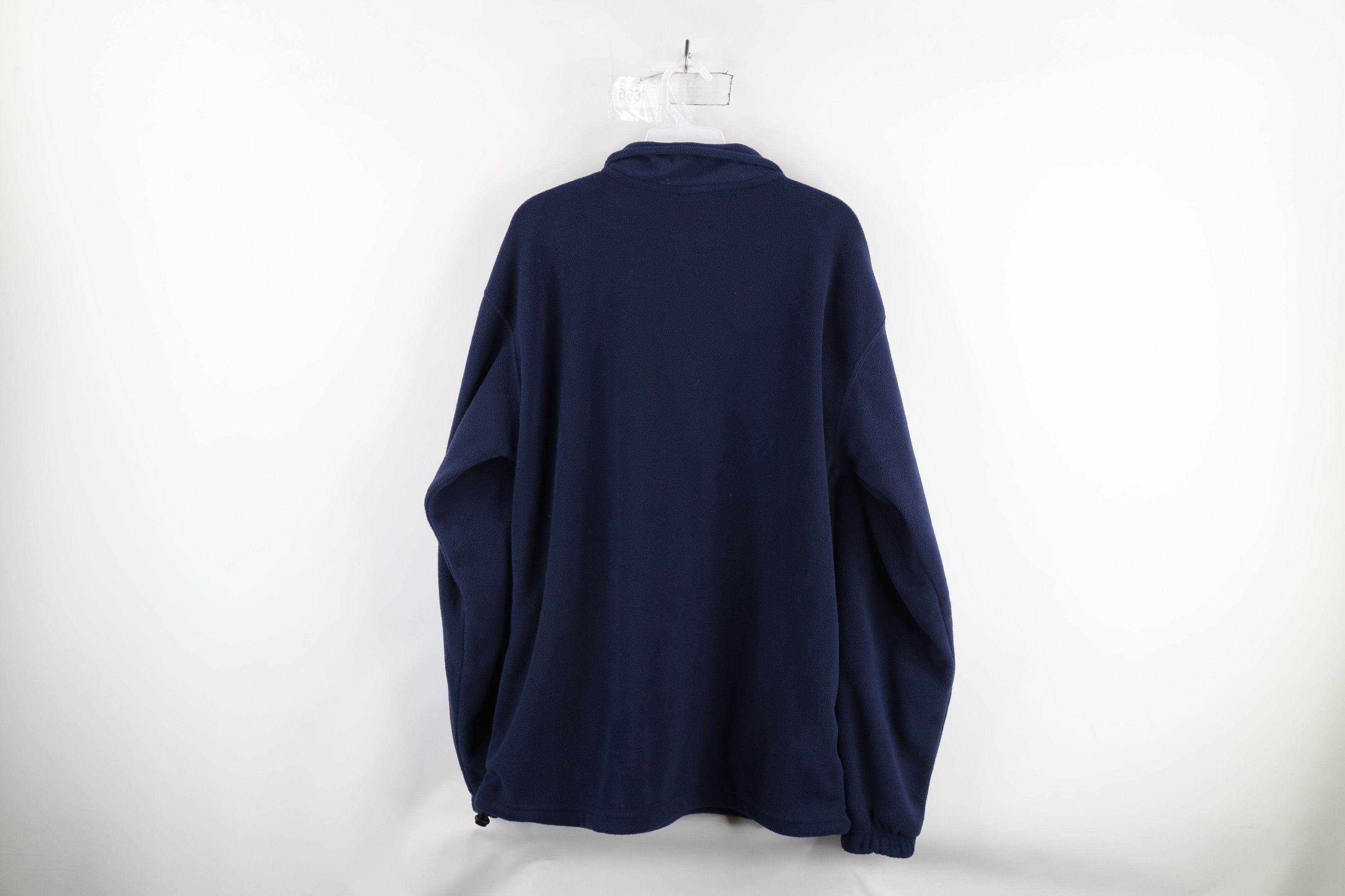 Vintage Vintage Notre Dame University Half Zip Fleece Sweater Blue Size US M / EU 48-50 / 2 - 9 Thumbnail