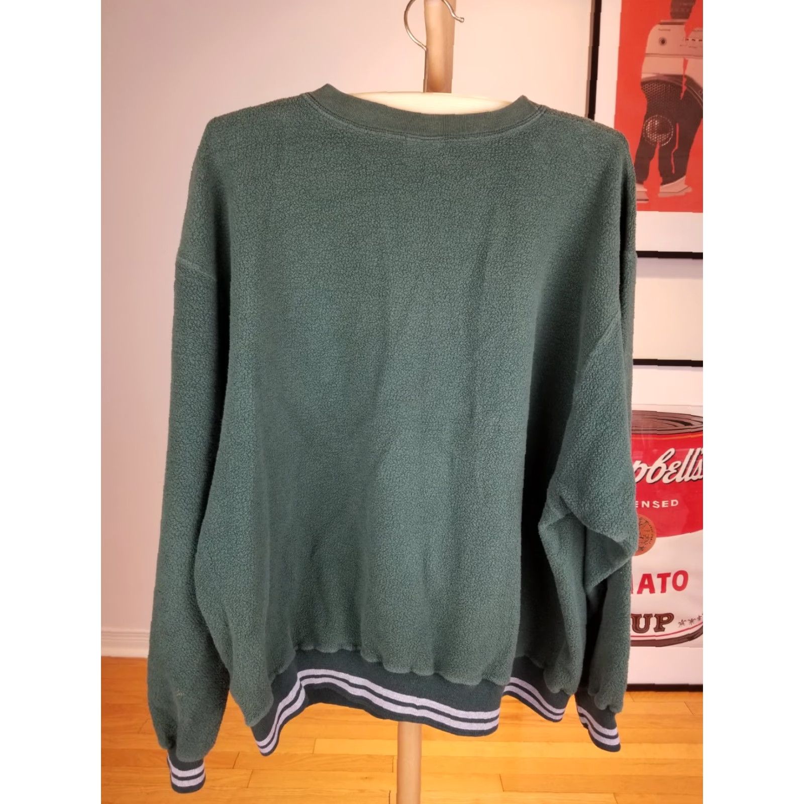 Champion VINTAGE Champion GREEN Fleece Sweatshirt XL Sweatshirt Camouflage Pullover Men XS? Size US XL / EU 56 / 4 - 4 Thumbnail
