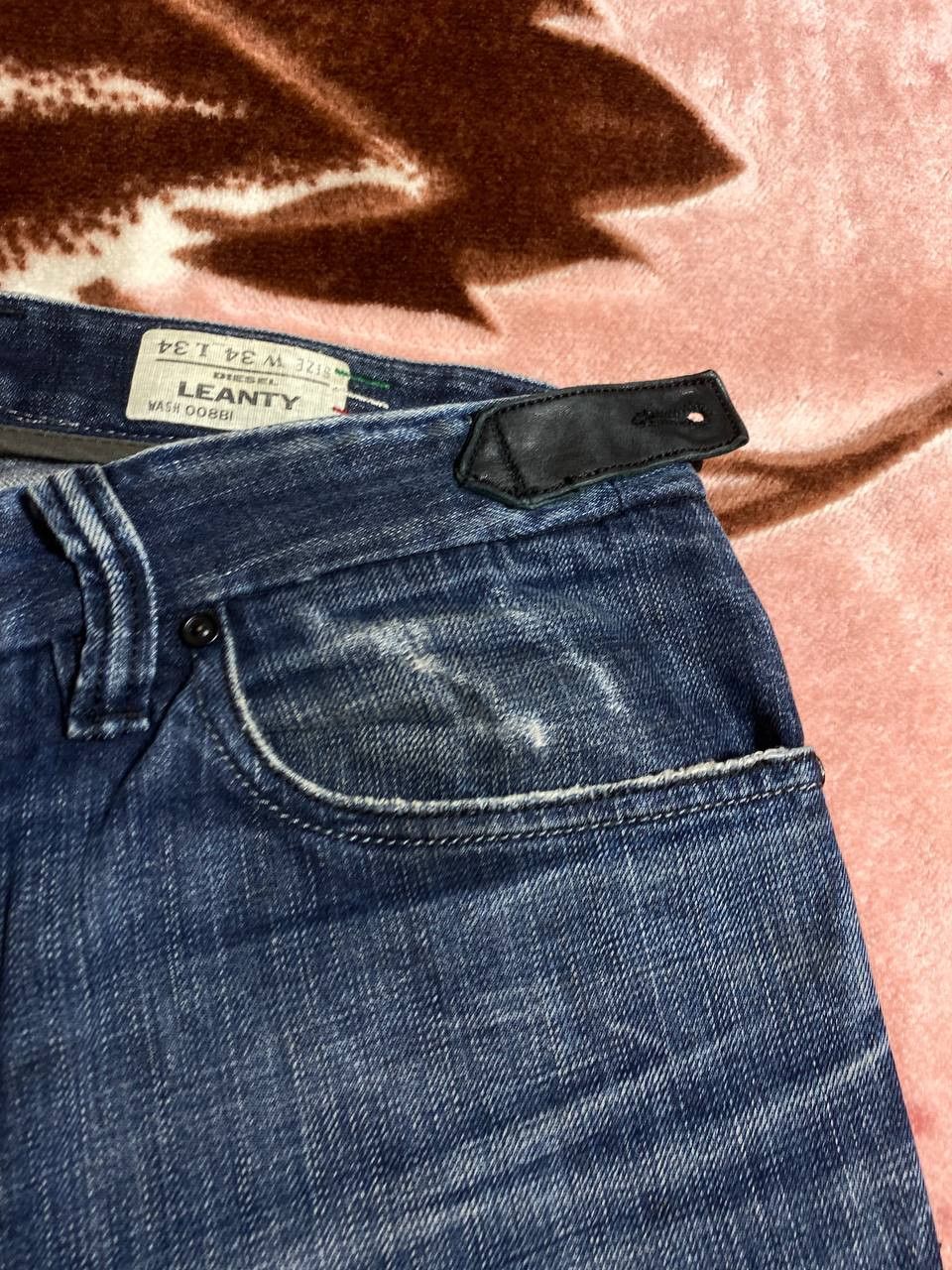Diesel Vintage 90s Y2K Distressed Diesel Leanty Jeans baggy pants Size US 34 / EU 50 - 17 Thumbnail