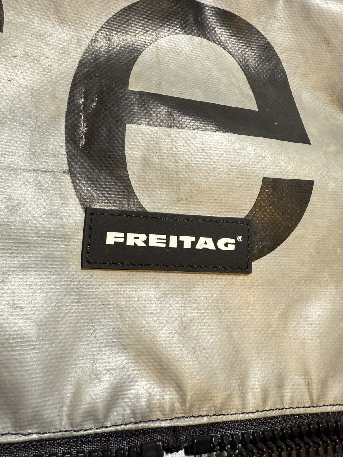 Freitag Freitag Recycled Tarp Backpack “Ser” Print – Silver/Black Size ONE SIZE - 5 Thumbnail