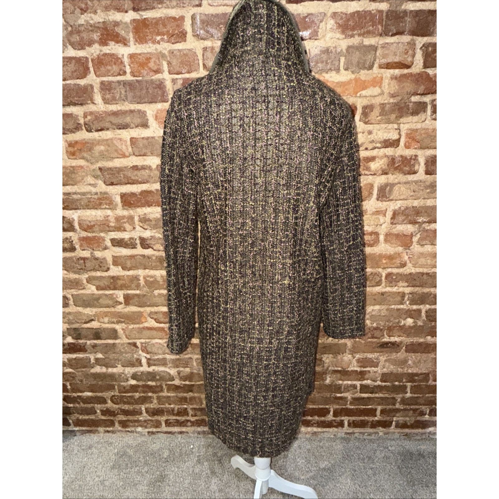 Woolrich Woolen Mills Woolsworth Vintage Women’s Boucle Plaid Button Up Coat Sz M Size M / US 6-8 / IT 42-44 - 6 Thumbnail