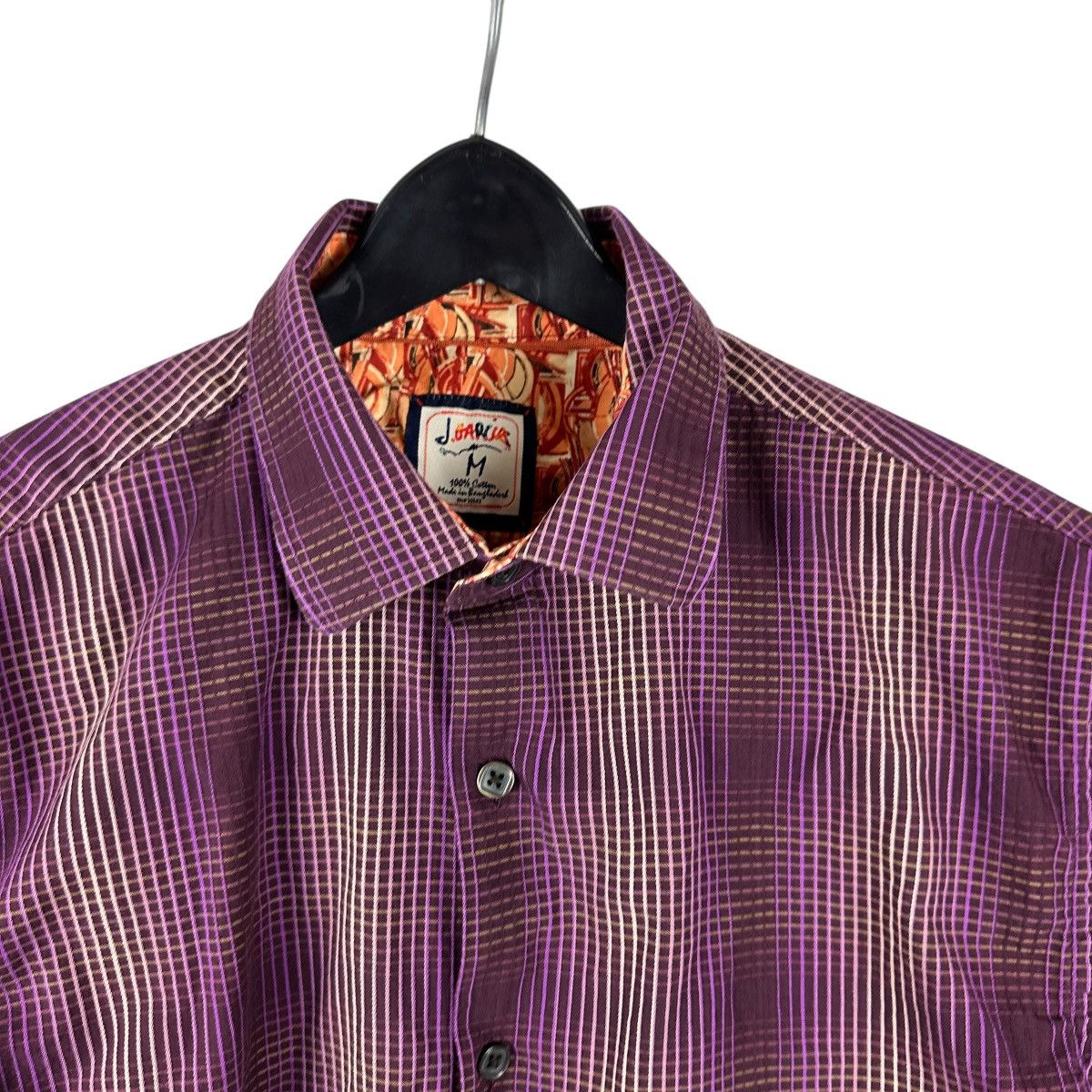 Other Mens Y2K J Garcia Purple Button Down Dress Shirt Size US M / EU 48-50 / 2 - 3 Thumbnail