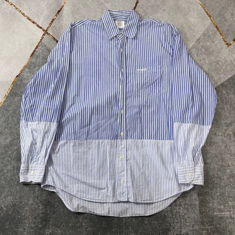 Vetements Vetements Washed Distressed Print Short Sleeve Shirt Size US XS / EU 42 / 0 - 1 Thumbnail