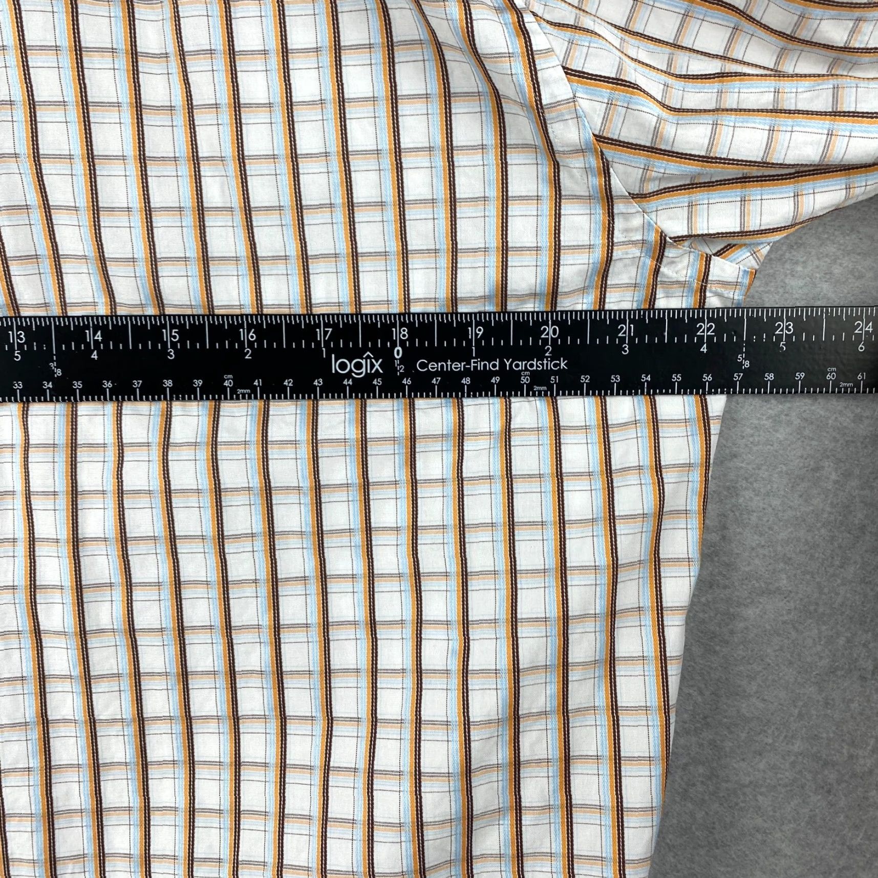 Hugo Boss Hugo Boss Button Up Shirt Mens 16.5 36/37 Multicolor Long Sleeve Knit Preppy Size US XL / EU 56 / 4 - 6 Thumbnail