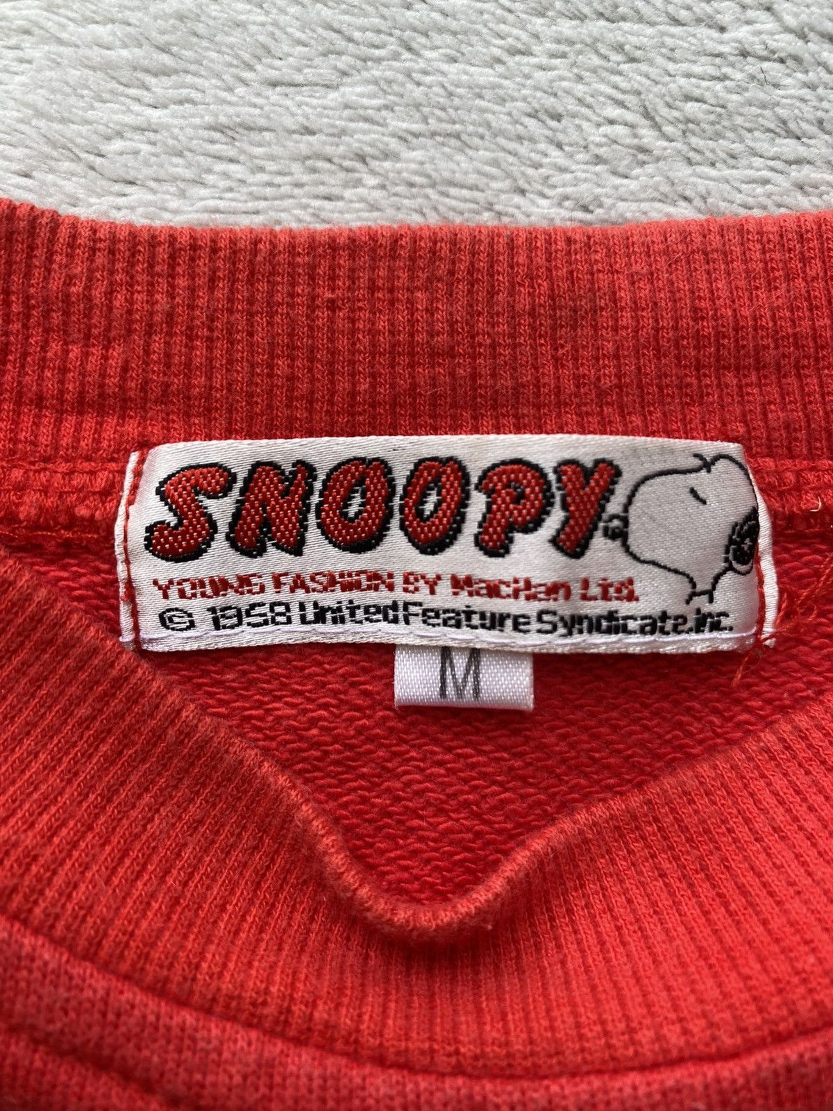 Vintage 1958 Vintage Snoopy- Young Fashion by Machan LTD- Sweater Size US XXS / EU 40 - 6 Thumbnail