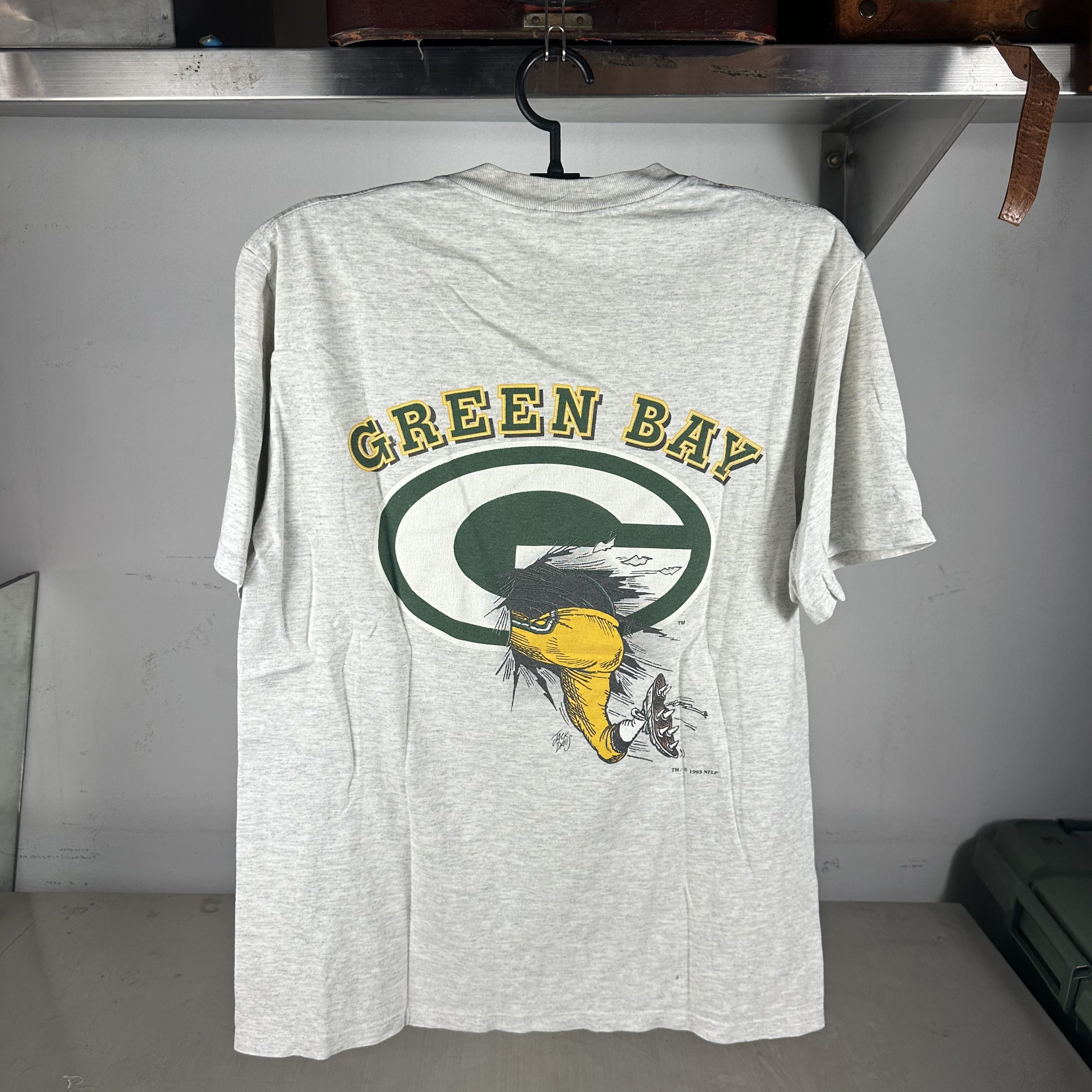 Vintage Vintage 1993 Green Bay Packers NFL Breakthrough T-Shirt Size US L / EU 52-54 / 3 - 3 Thumbnail