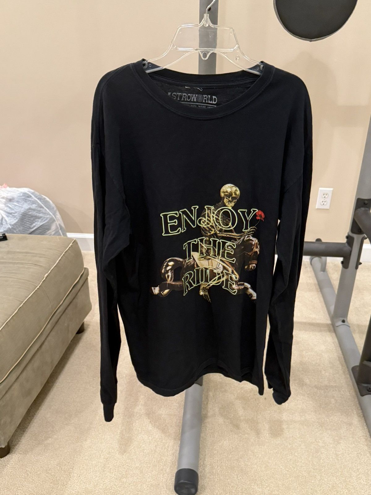Travis Scott Travis Scott Astroworld Enjoy The Ride Long Sleeve Tee Size US M / EU 48-50 / 2 - 1 Thumbnail