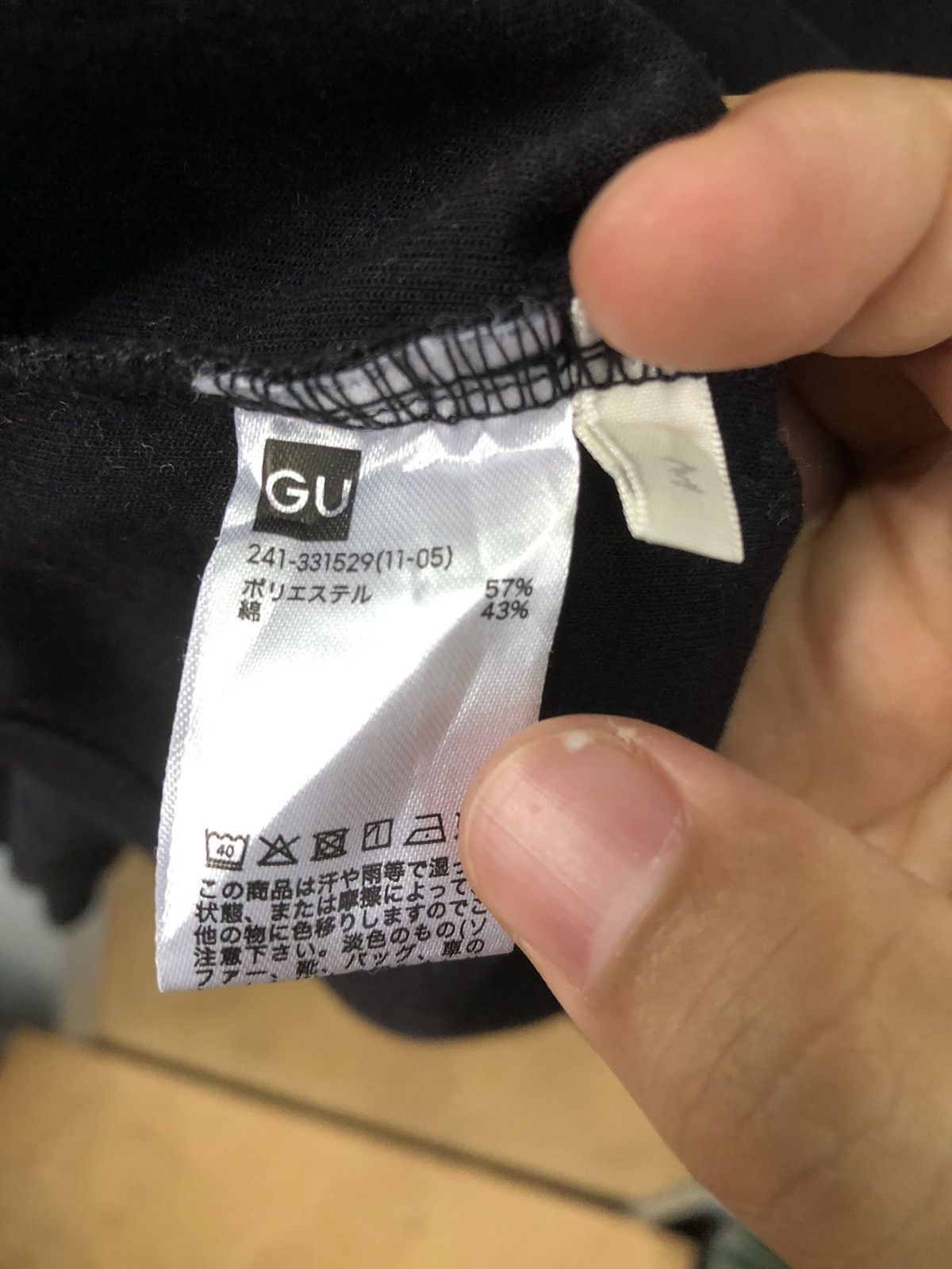 GU GU Japan Cropped Mock Neck Zip Sweatshirt Black Size M / US 6-8 / IT 42-44 - 5 Thumbnail
