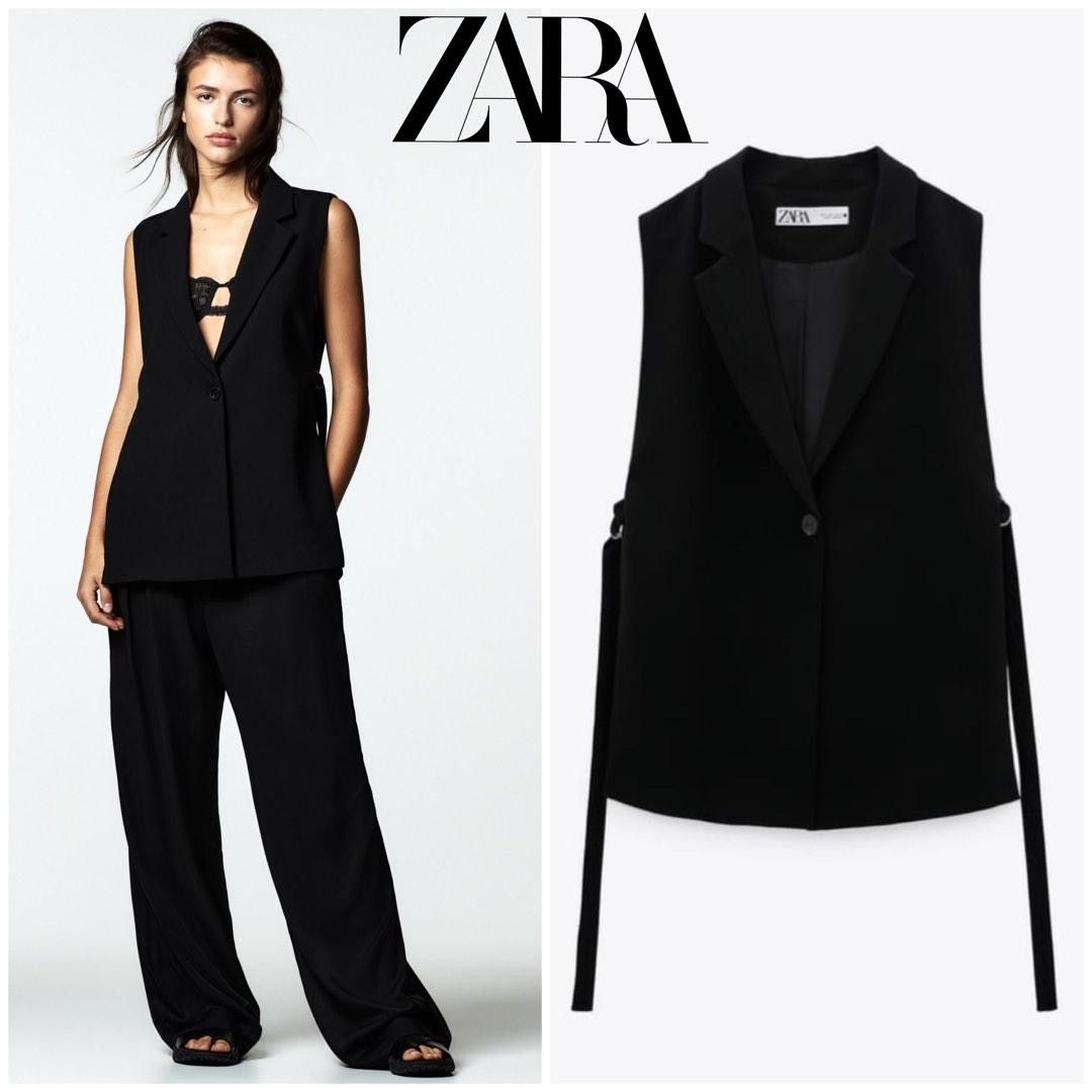 Zara Zara Open Side Long Vest Designed Blazer Vest Jacket Size M / US 6-8 / IT 42-44 - 12 Thumbnail