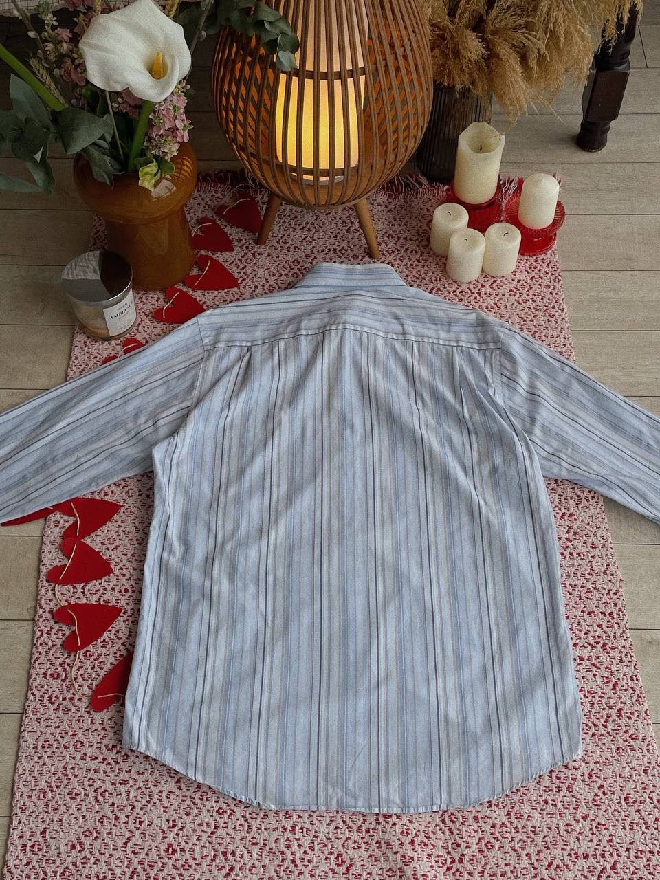 Balmain Balmain Homme Dress Shirt Blue French Cuff Size US M / EU 48-50 / 2 - 2 Thumbnail