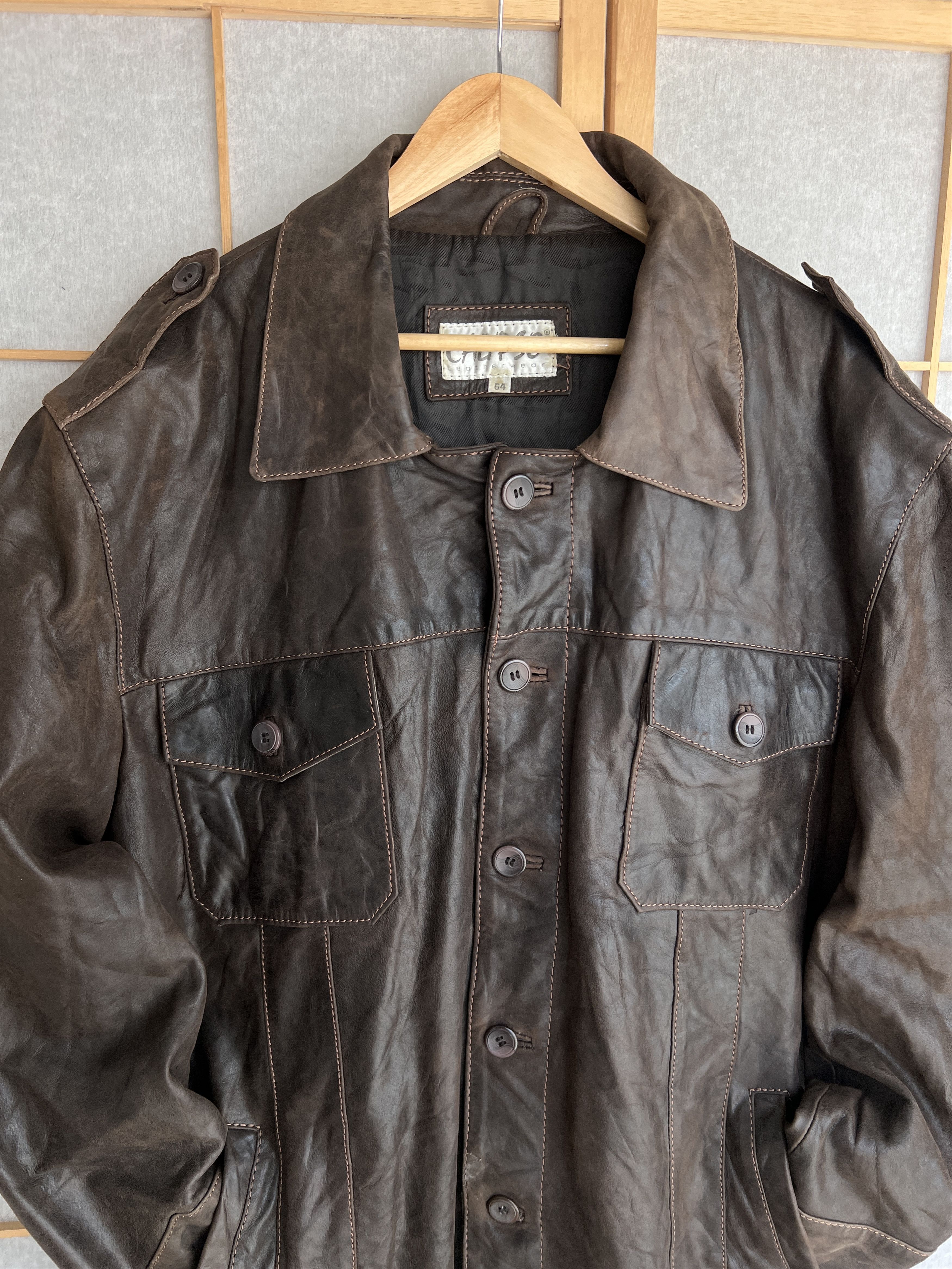 Hysteric Glamour Leather coat jacket vintage y2k 14th Addiction Diesel style Size US L / EU 52-54 / 3 - 6 Thumbnail