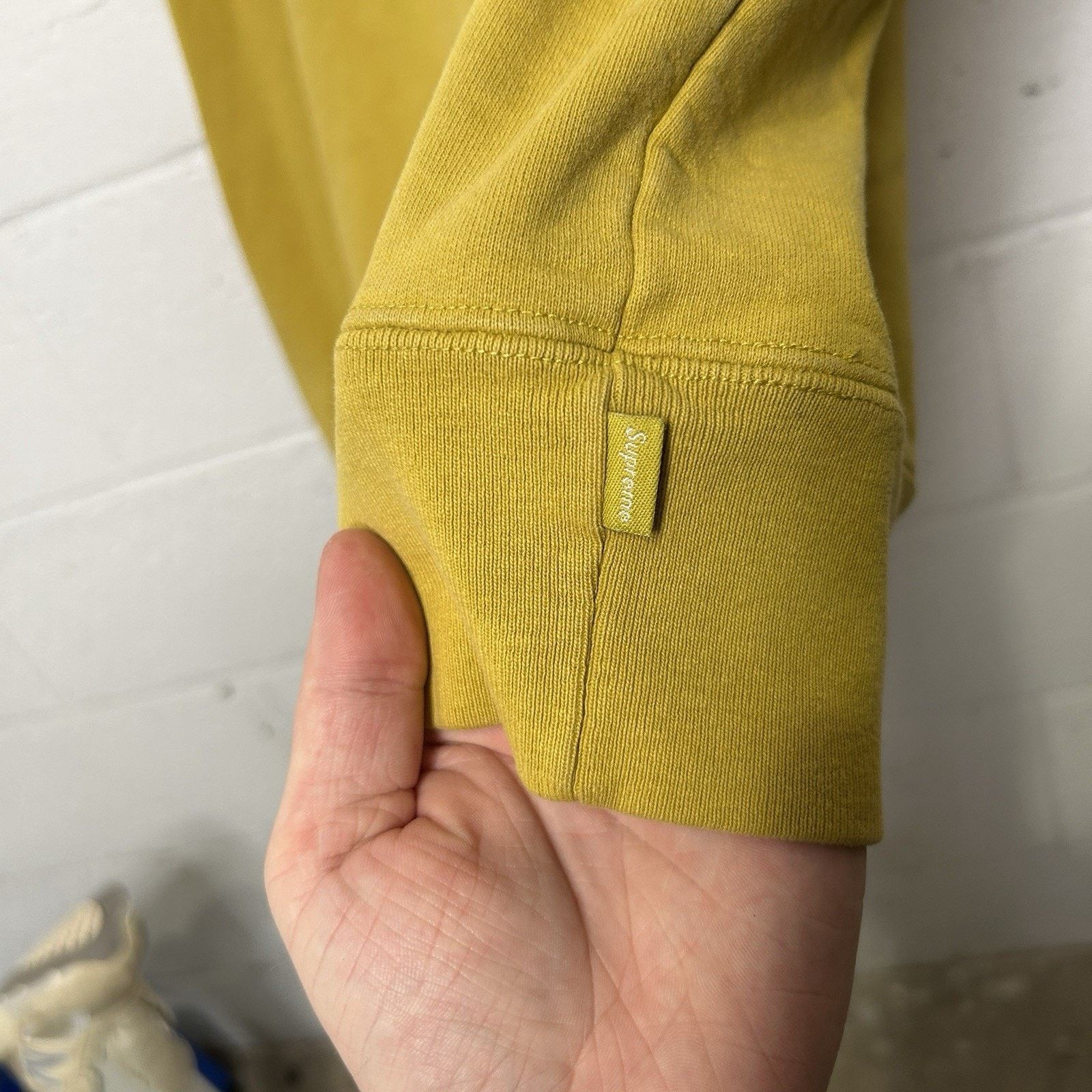 Supreme Supreme Vampire Hooded Sweatshirt “Yellow” F/W18 Mike Hill Size US M / EU 48-50 / 2 - 14 Thumbnail