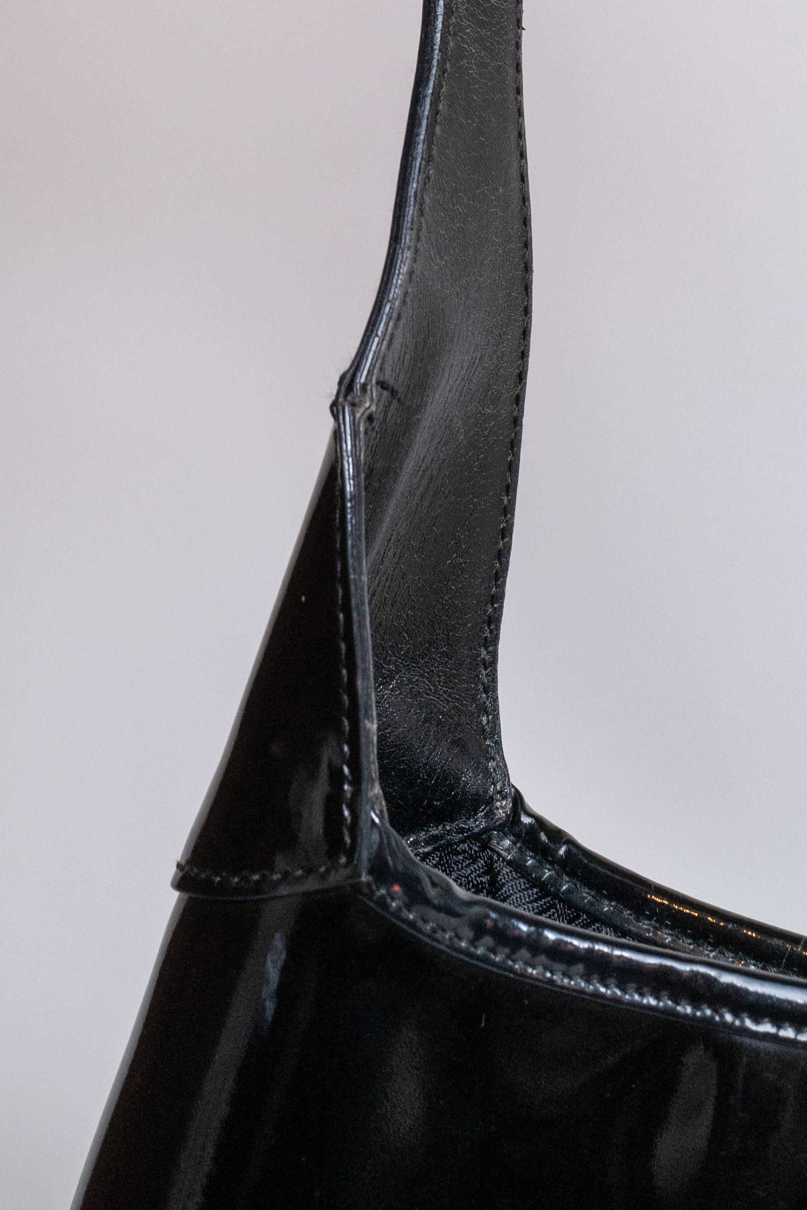 Gucci Black Patent Leather Vintage Gucci Jackie Bag Size ONE SIZE - 11 Thumbnail