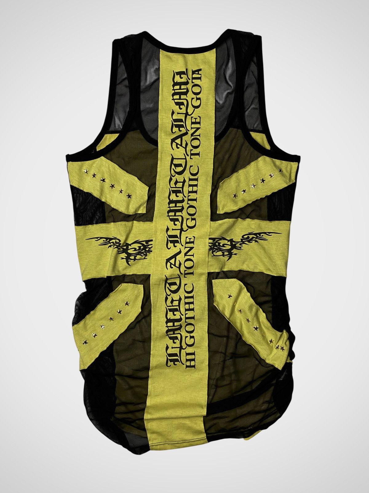 Le Grande Bleu (L.G.B.) 2000's Opemine Skull Britflag Tanktop Size US S / EU 44-46 / 1 - 2 Thumbnail