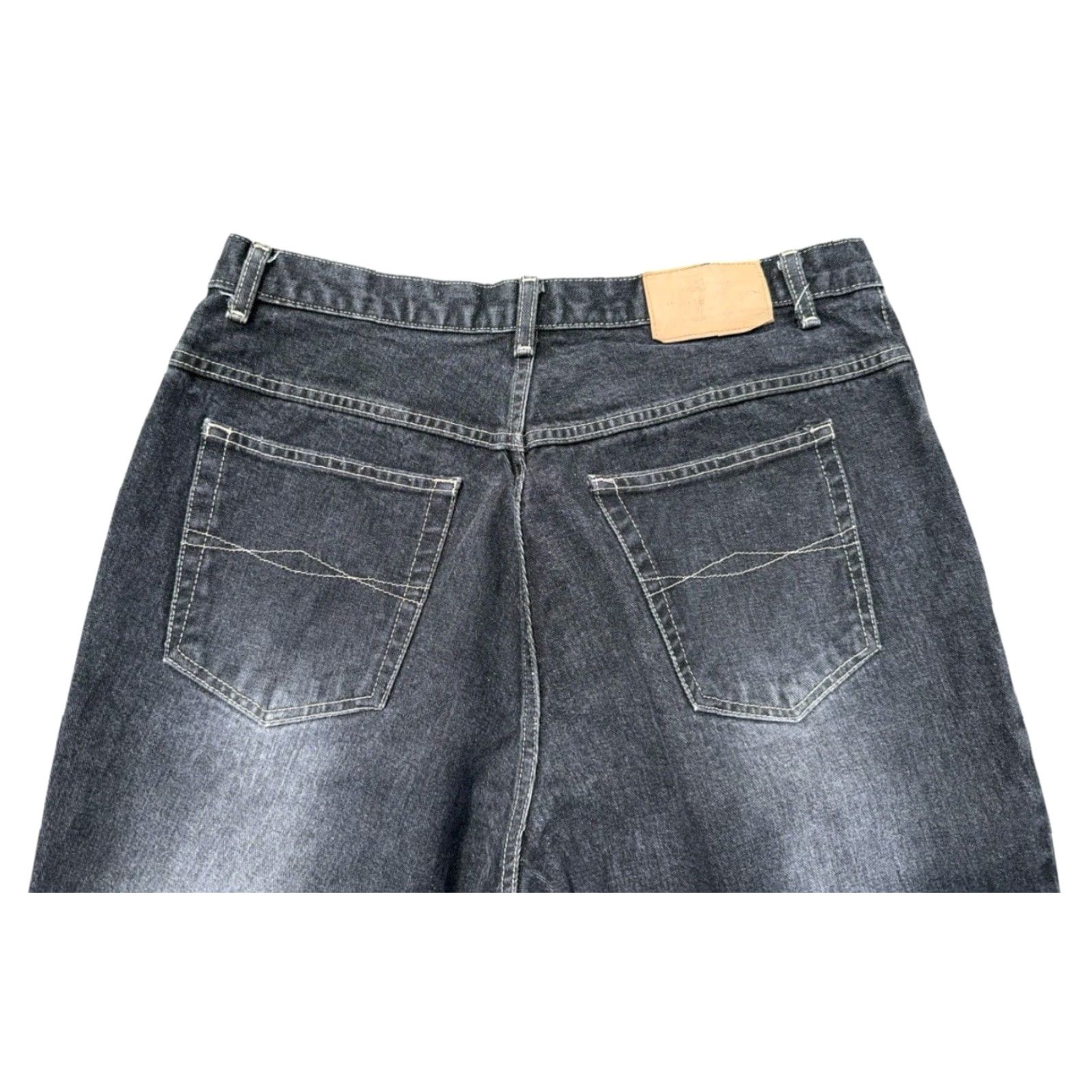 Avenue VINTAGE Avenue Blues Jeans Dark Wash Denim Grunge Skate Baggy 34x30 Men Inseam 30 Ankle Sz 34 Blue Size US 34 / EU 50 - 4 Thumbnail