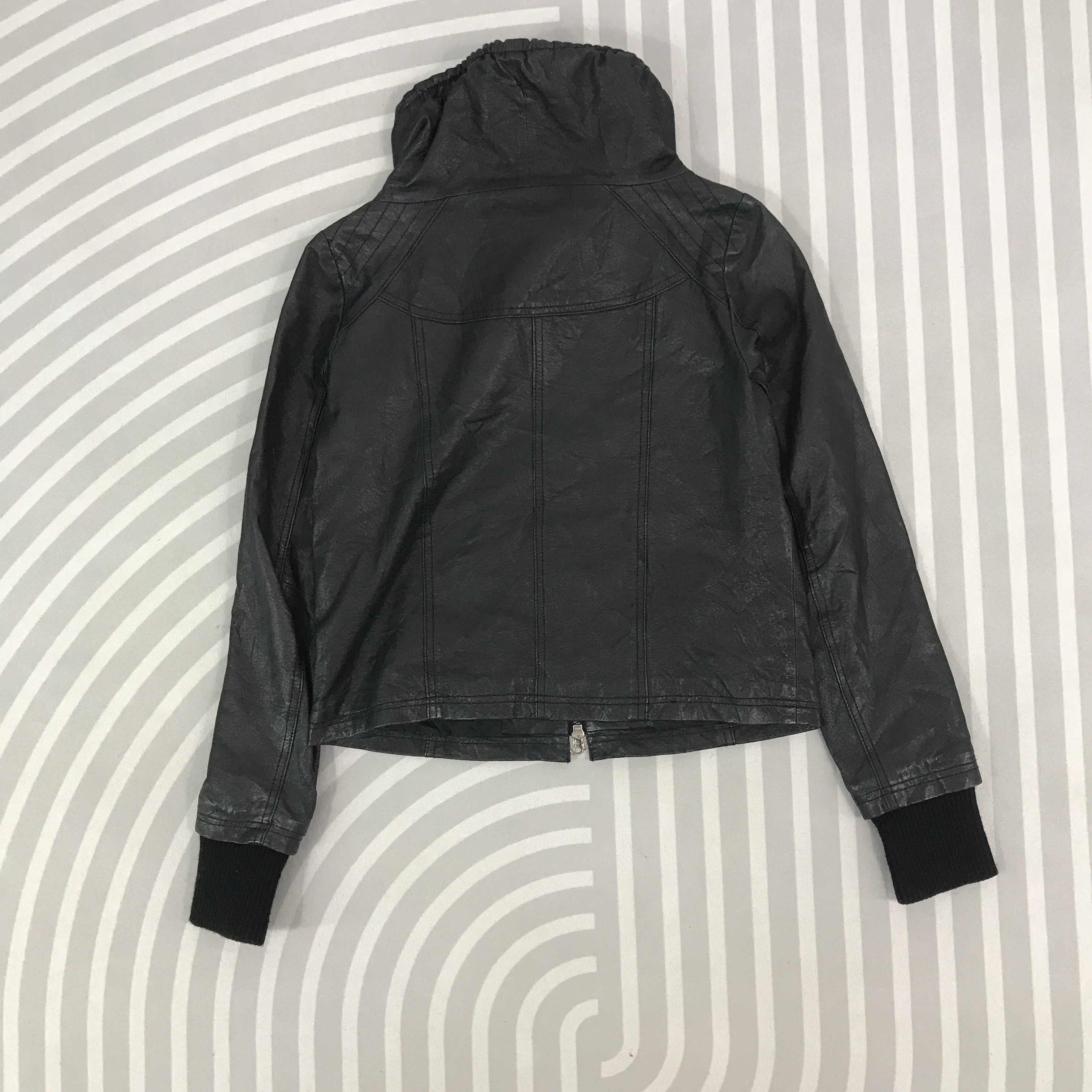 Japanese Brand × Vintage Japan design Paper chest Leather jacket ifsixwasnine style Size US S / EU 44-46 / 1 - 3 Thumbnail
