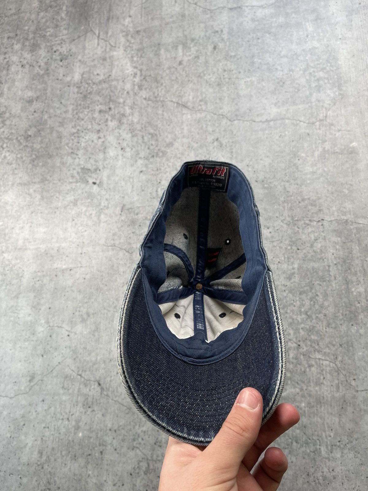 Dickies × Vintage DICKIES VINTAGE 90s BIG LOGO HAT CAP DENIM COTTON Size ONE SIZE - 5 Thumbnail