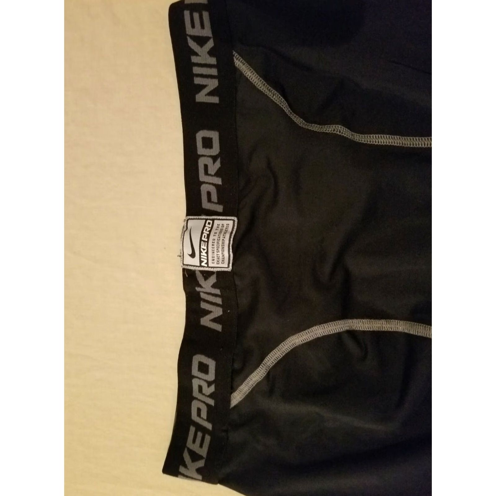 Nike Nike Pro Shorts M Medium Black Athletic Men’s Pro Shorts Gym Workout Activewear Mens Nike Pro M Black Athletic Size US 31 - 3 Thumbnail