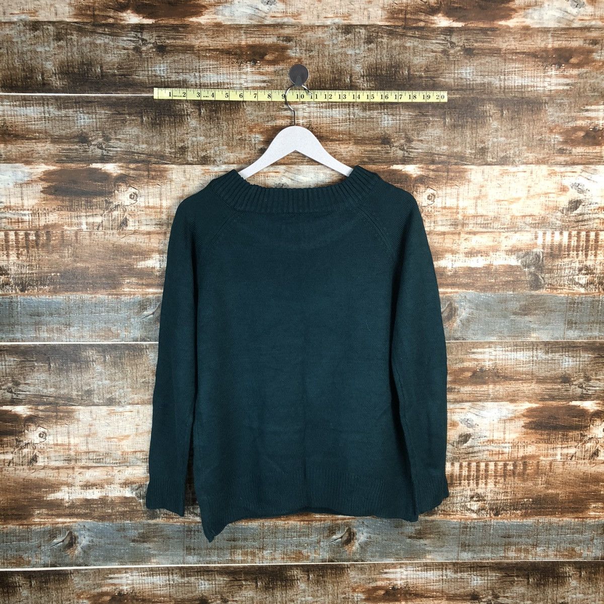 Homespun Knitwear × Japanese Brand Free Nature Green Knitwear #A1770 Size M / US 6-8 / IT 42-44 - 11 Thumbnail