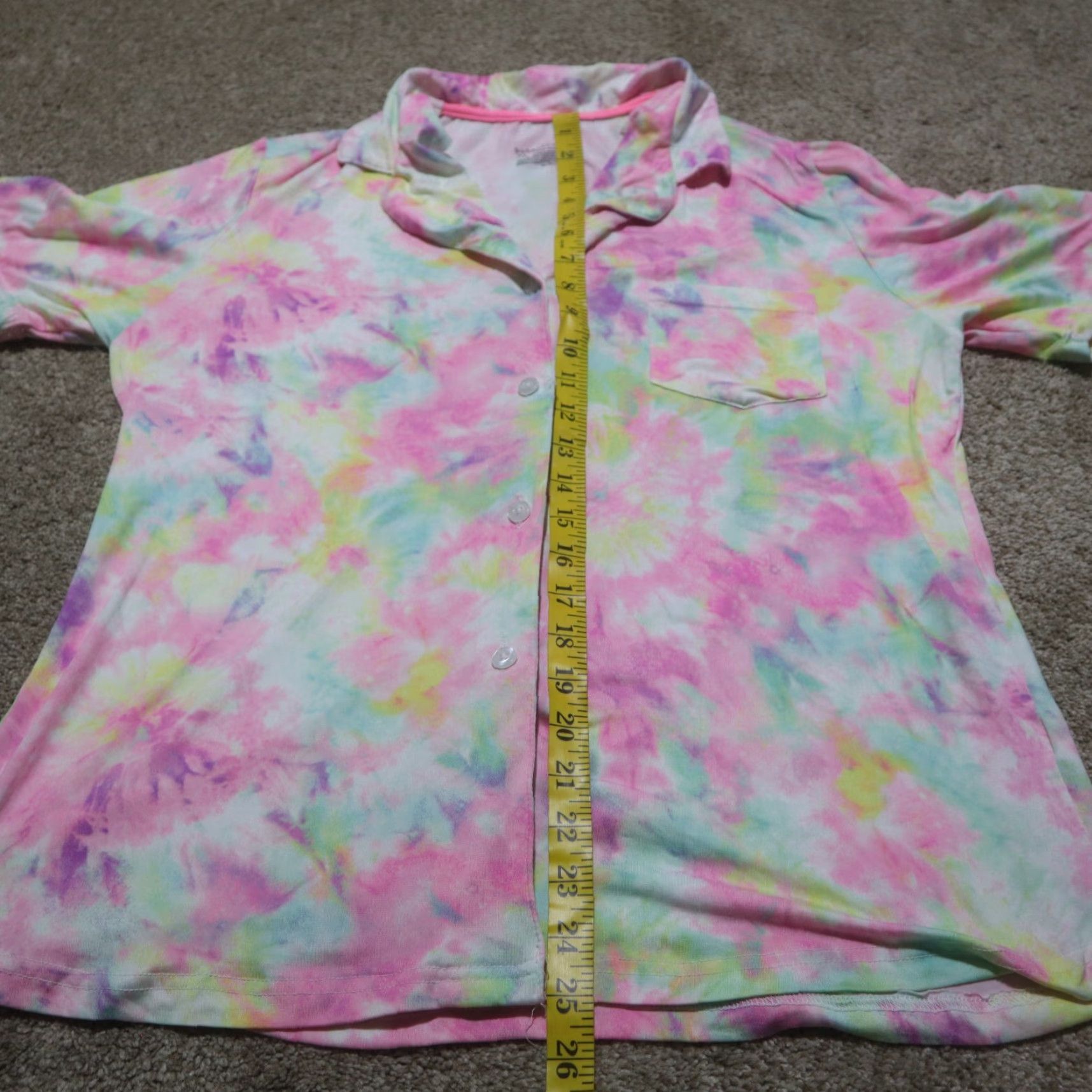 Vintage Bobbie Brooks Pink Tie Dye Shirt Pajamas Sleep Wear Adult Women's Size XL Size XL / US 12-14 / IT 48-50 - 6 Thumbnail