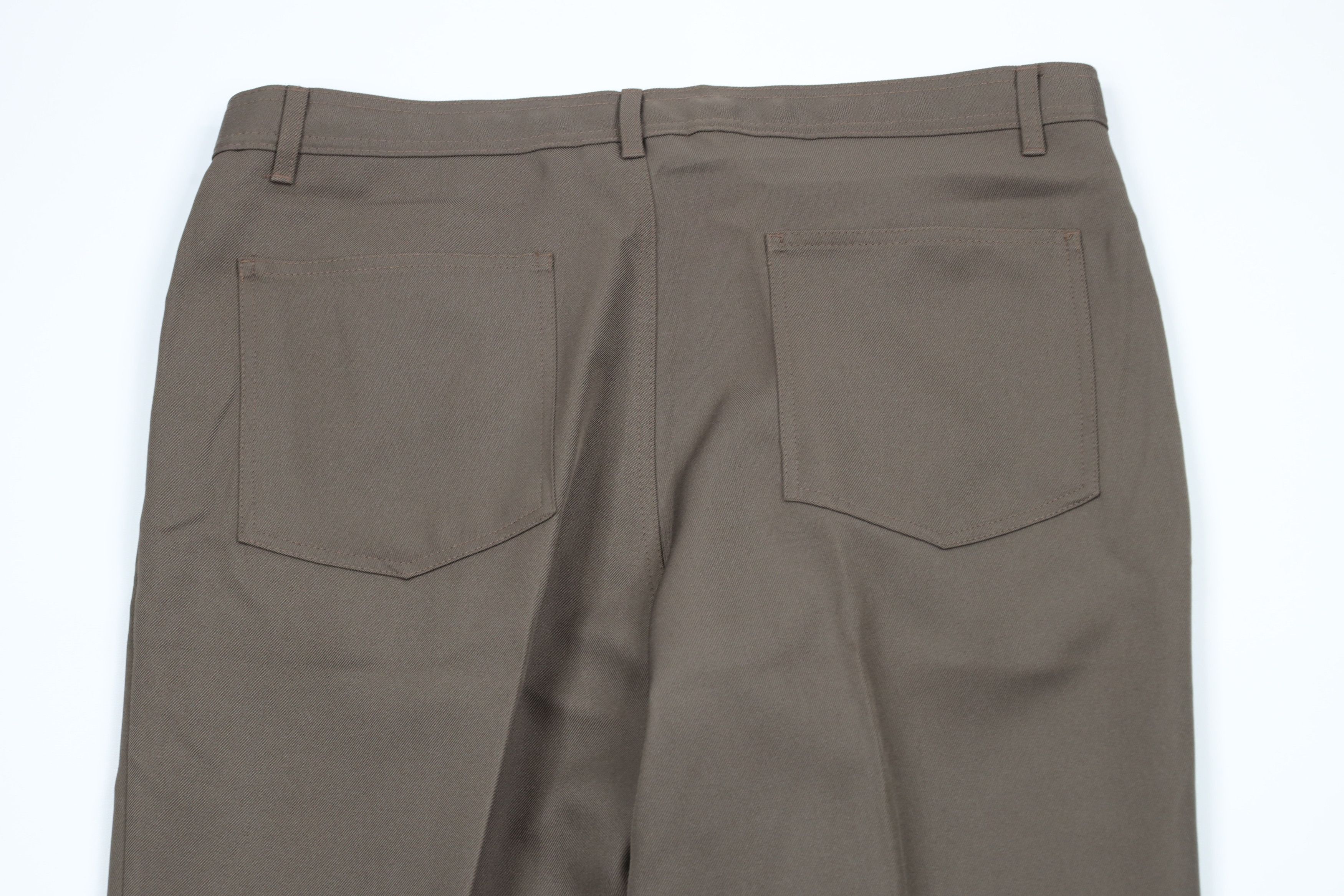 Vintage Vintage 90s Streetwear Flared Wide Leg Chino Pants Brown Size US 38 / EU 54 - 9 Thumbnail