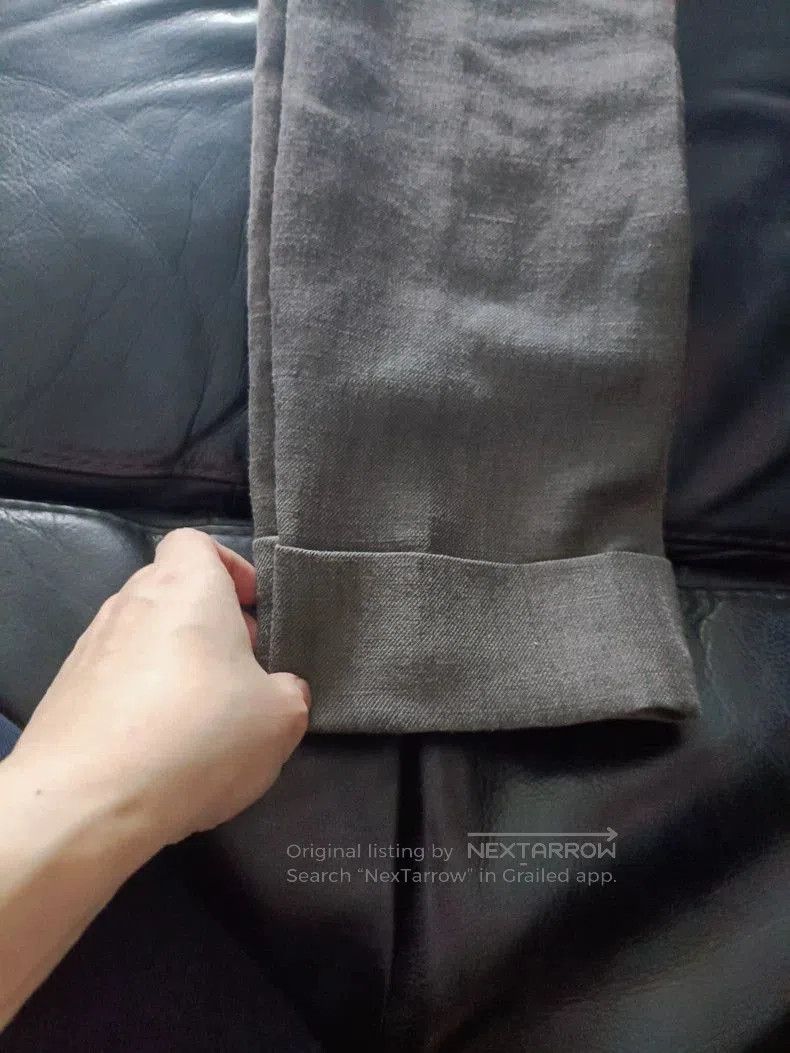 Ann Demeulemeester Ann Demeulemeester Cropped Wool-Cotton Jeans. Size US 38 / EU 54 - 6 Thumbnail