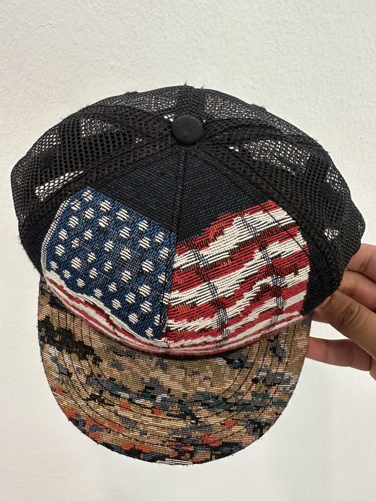 Saint Laurent Paris SS16 Saint Laurent Surf Sound Moon Landing Cap/Hat Size ONE SIZE - 2 Thumbnail