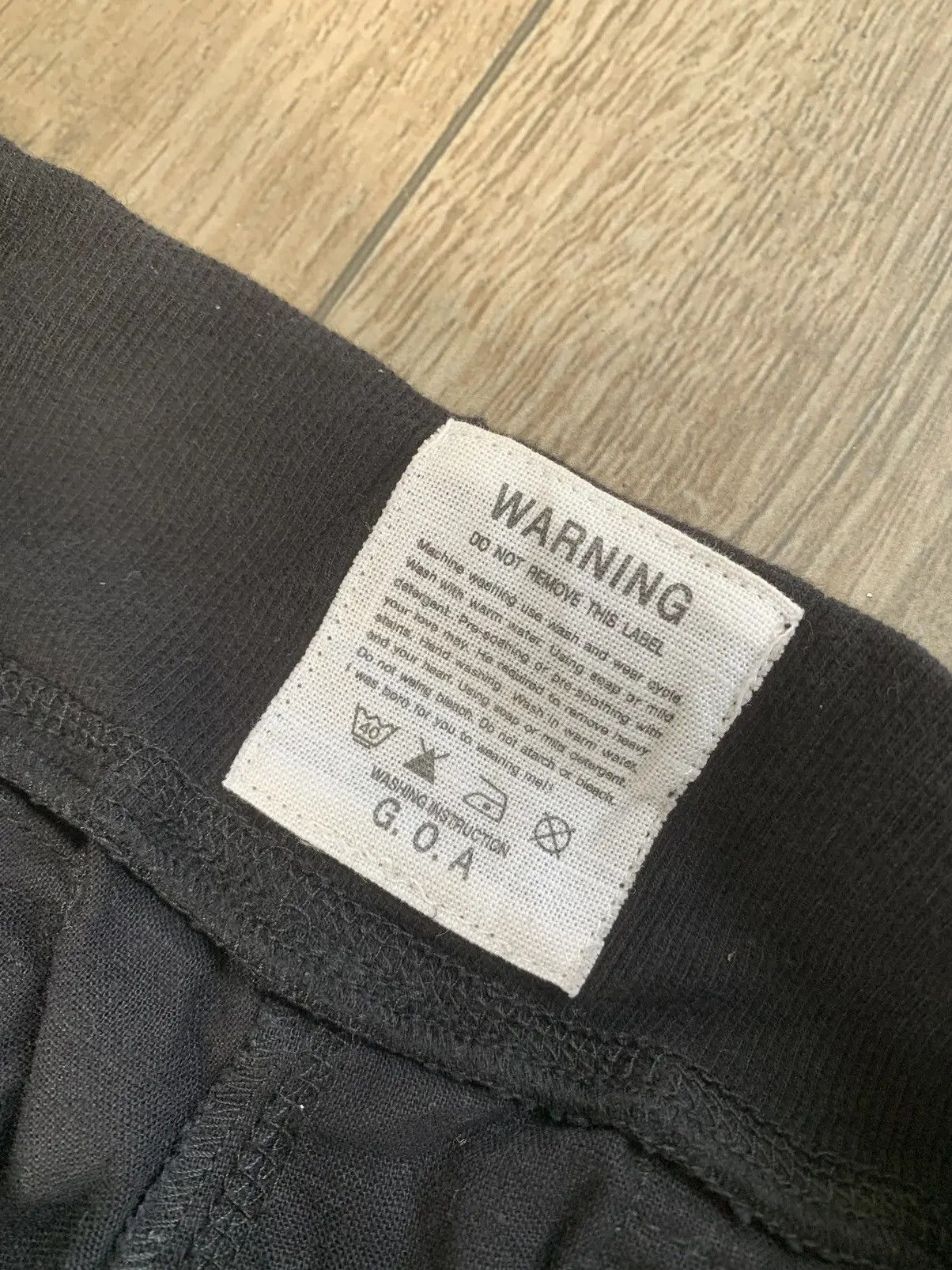 GOA GOA Military Cargo Pants Black Size US 29 - 7 Thumbnail