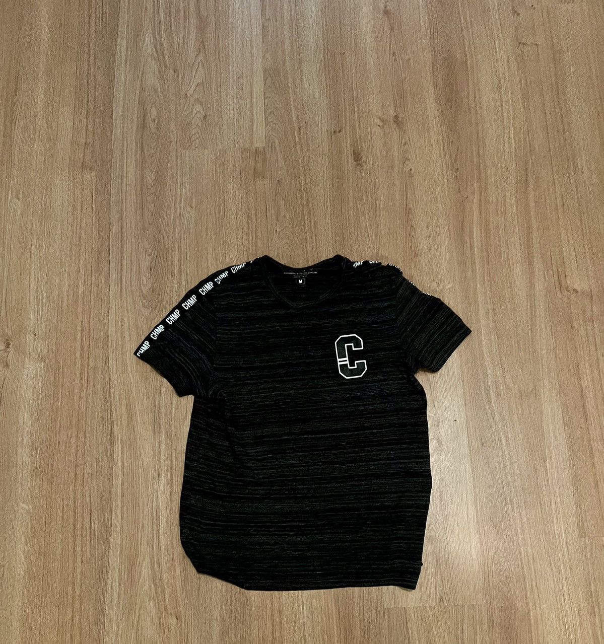 Champion × Vintage Vintage Gray and Black Champion Tee Size US M / EU 48-50 / 2 - 4 Thumbnail