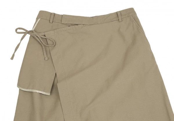 Yohji Yamamoto Yohji YamamotoKhaki Retro Fake Two-Piece Design Pants 2503- Size US 28 / EU 44 - 4 Thumbnail