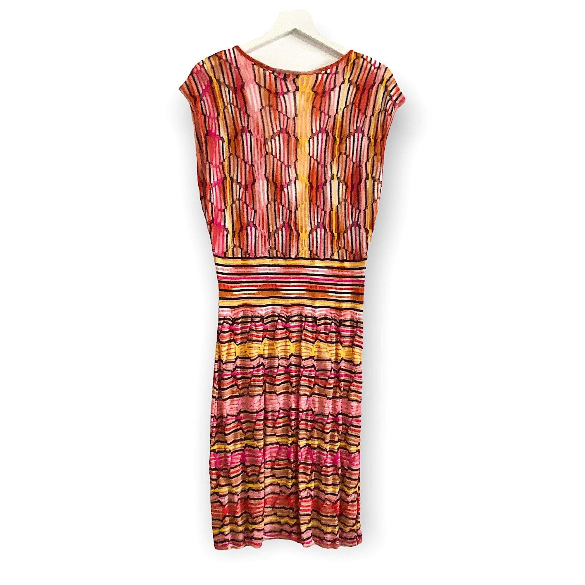 Missoni M Missoni Orange/Pink stripe dress, size US 10 Size L / US 10 / IT 46 - 2 Thumbnail