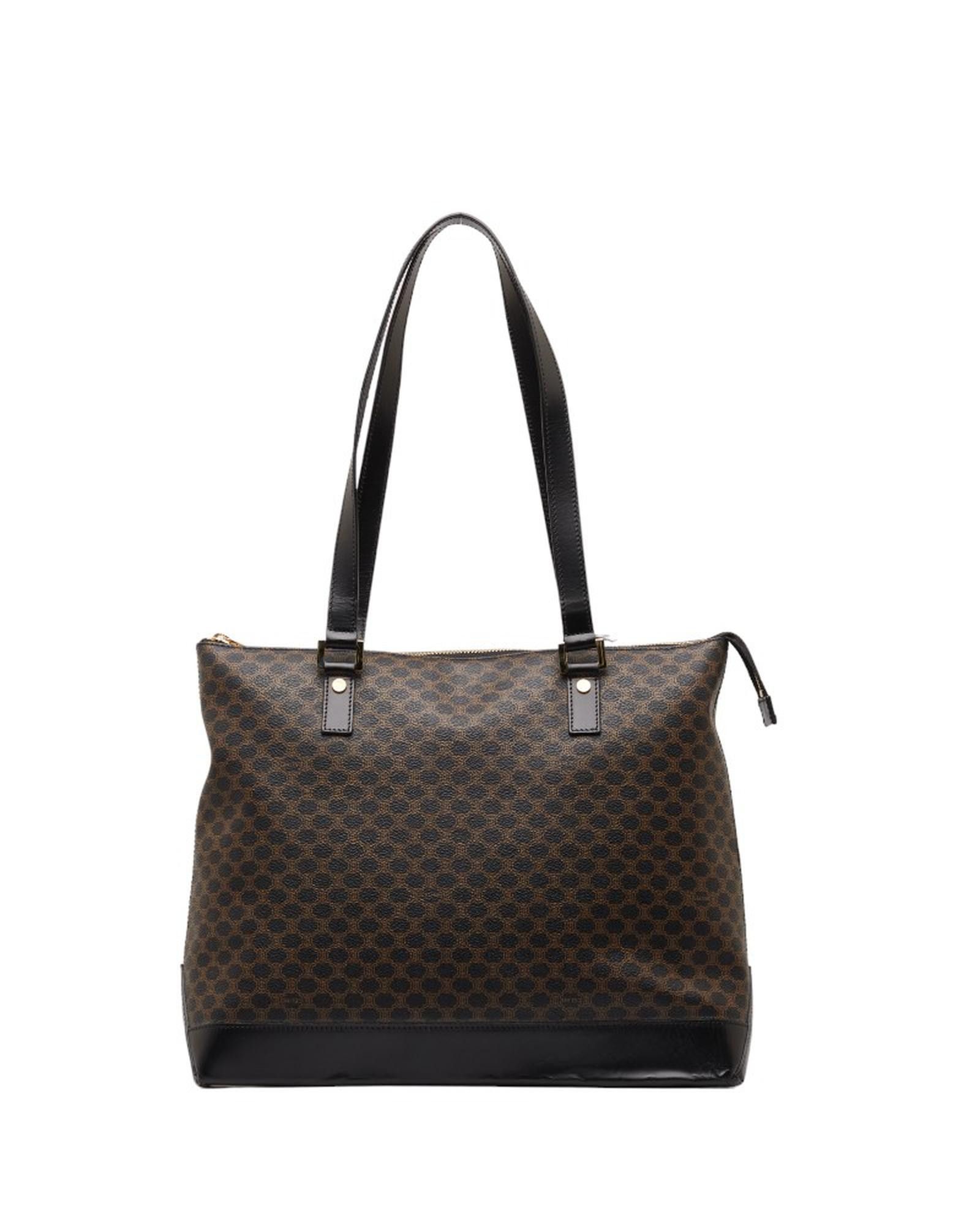image of Celine Canvas Tote Bag In Black, Women's