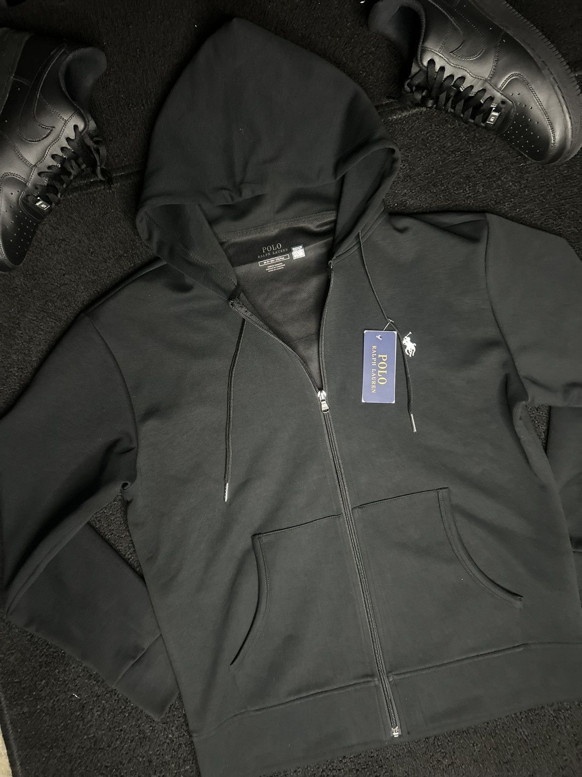 Polo Ralph Lauren Polo Ralph Lauren Men's Double-Knit Full-Zip Hoodie Size US M / EU 48-50 / 2 - 3 Thumbnail
