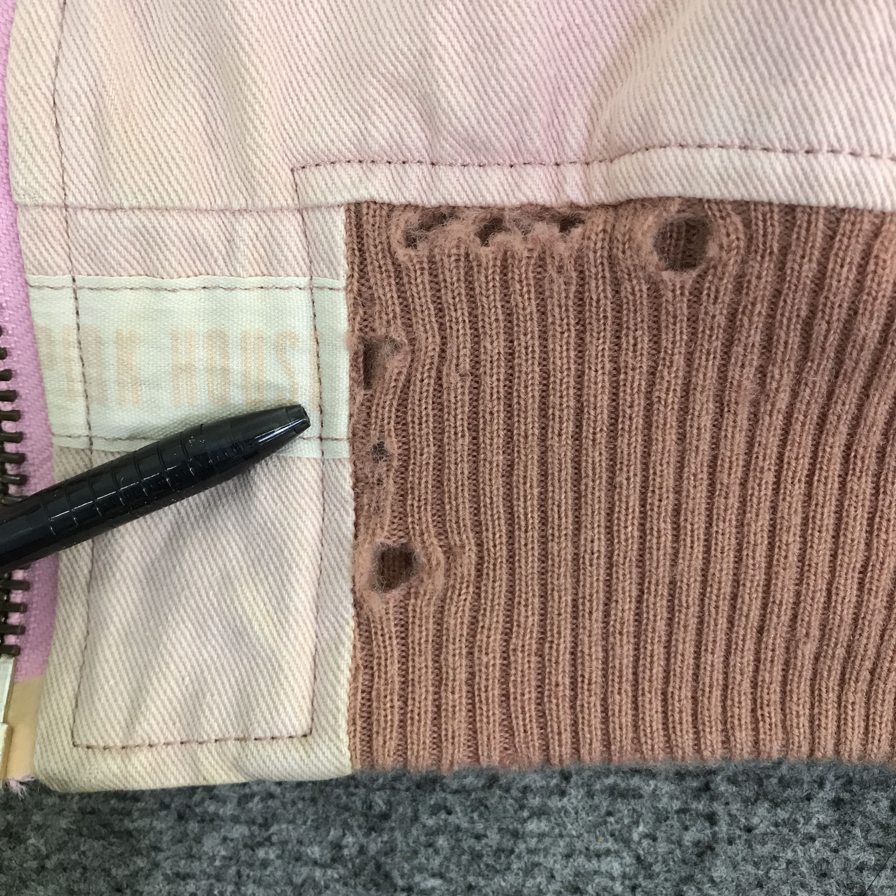 Pink House PINK HOUSE DISTRESSED BOMBER JACKET K104B7 Size US M / EU 48-50 / 2 - 11 Thumbnail