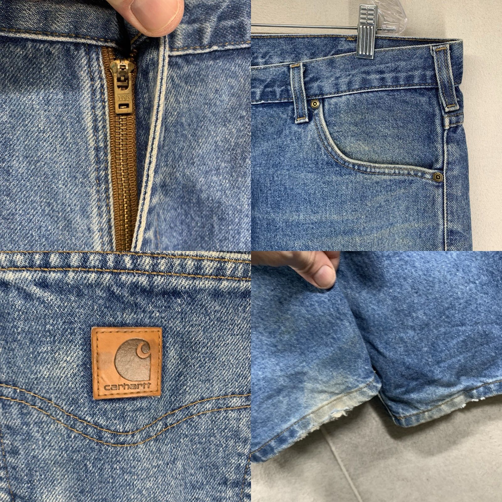 Carhartt VINTAGE Carhartt Jeans B17 Relaxed Tapered Fit Denim 40W 28L Blue Mens Size US 40 / EU 56 - 8 Thumbnail