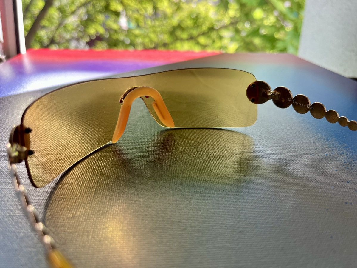 Christian Dior Monsieur Dior Millenium Sunglasses vintage orange silver Size ONE SIZE - 10 Thumbnail