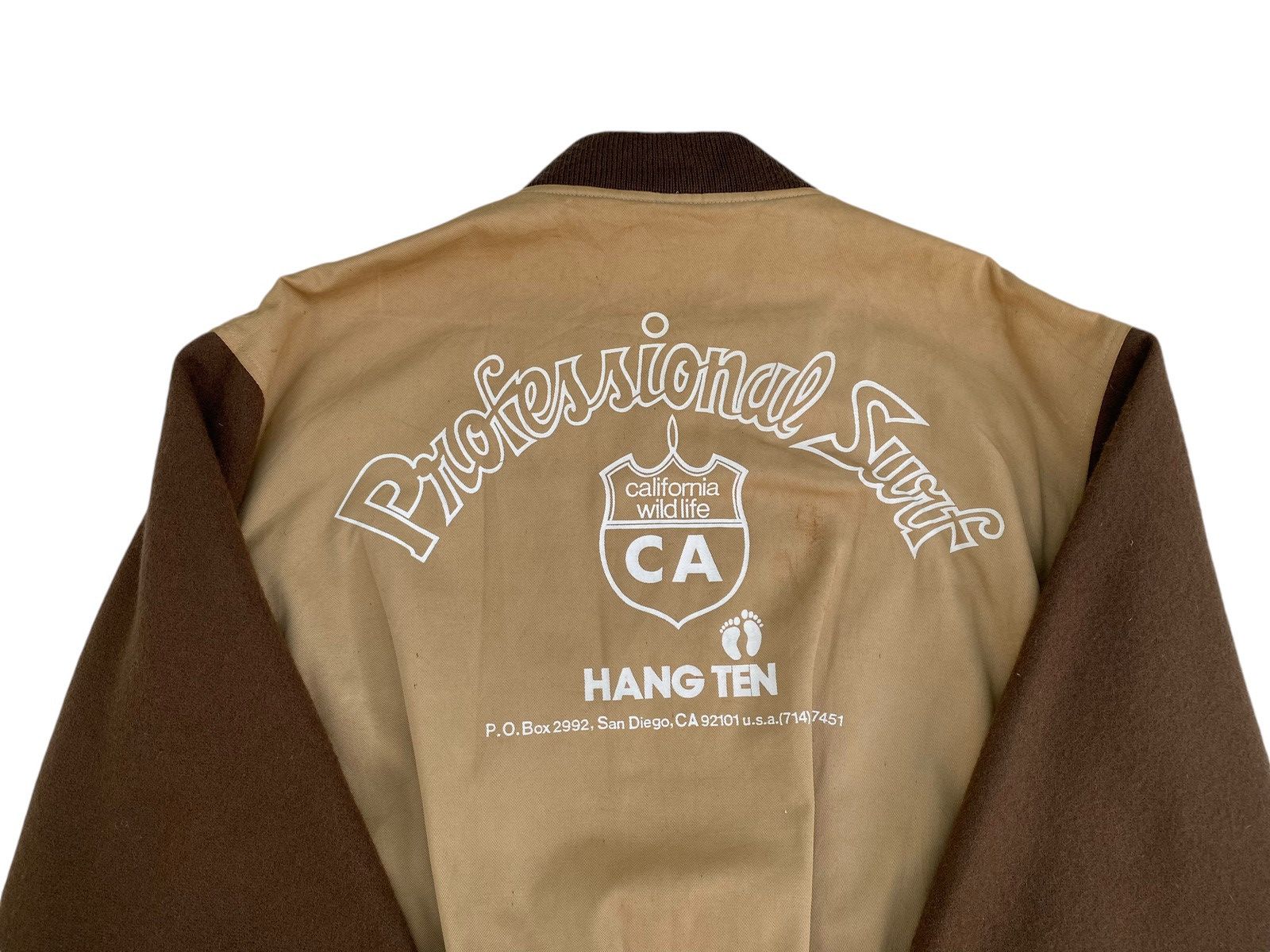 Hang Ten × Vintage Vtg Hang Ten Bomber Jacket Size US L / EU 52-54 / 3 - 4 Thumbnail