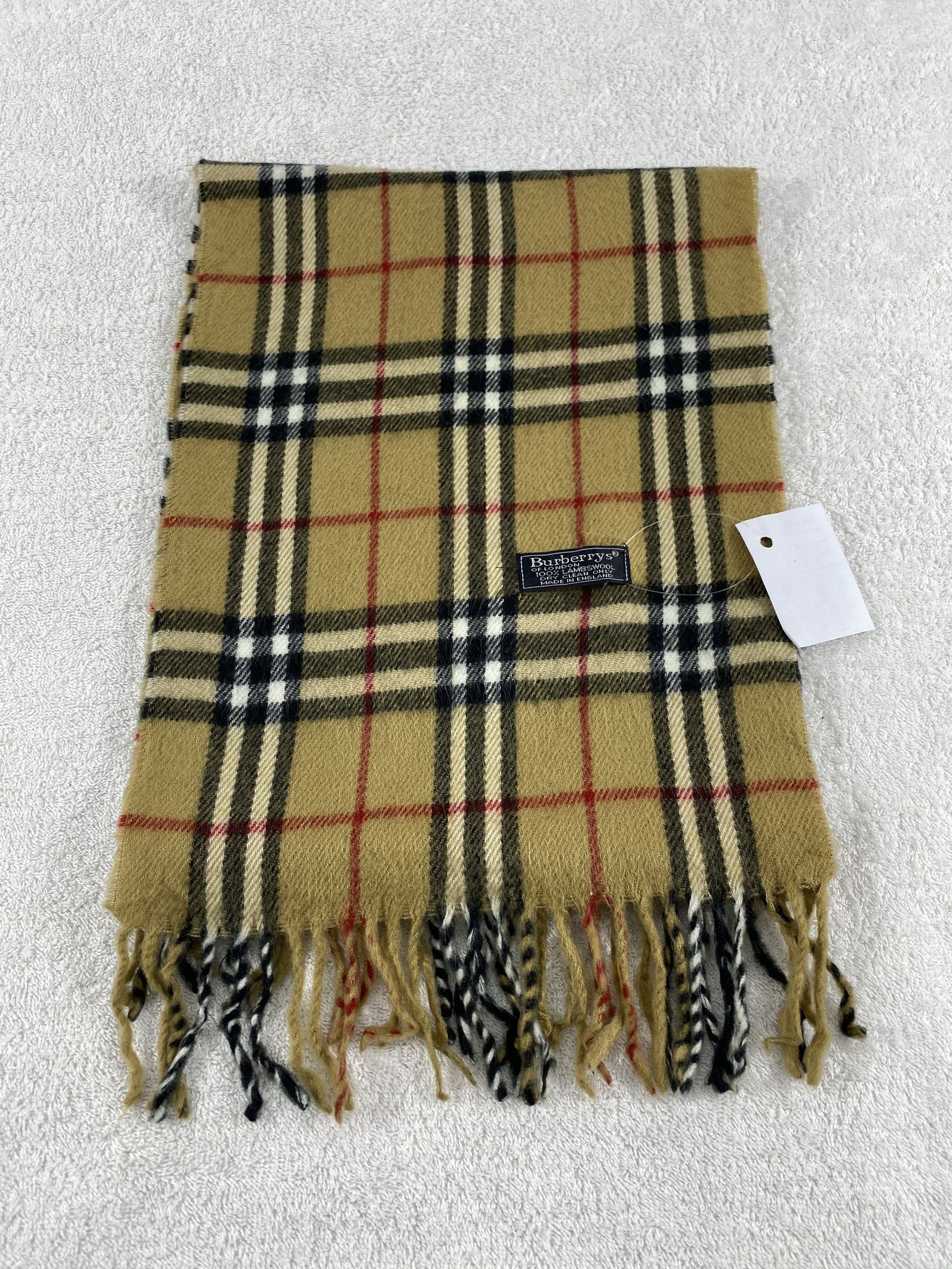 Burberry Vintage Burberry Scarf/Muffler/Neckwear MF724 Size ONE SIZE - 2 Thumbnail