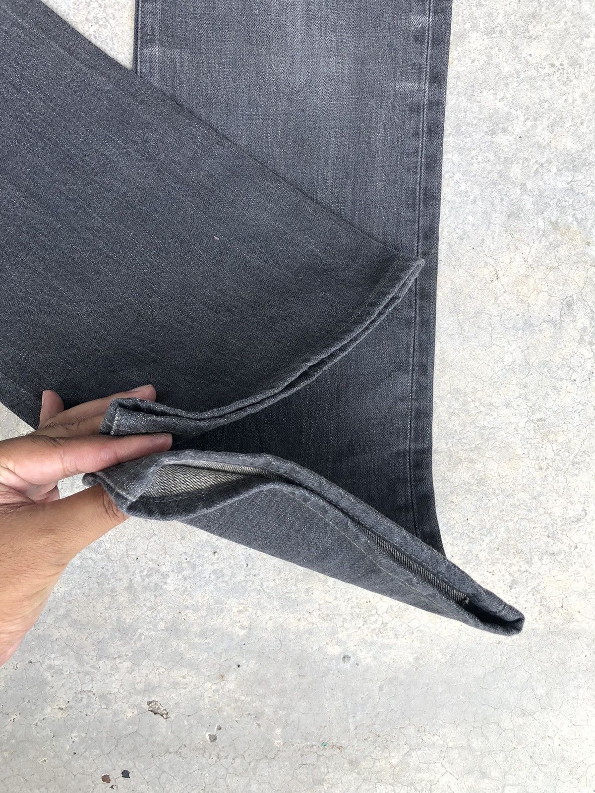 If Six Was Nine Japanese Platium Moussy Flared Jeans Distressee Jeans Size US 31 - 13 Thumbnail