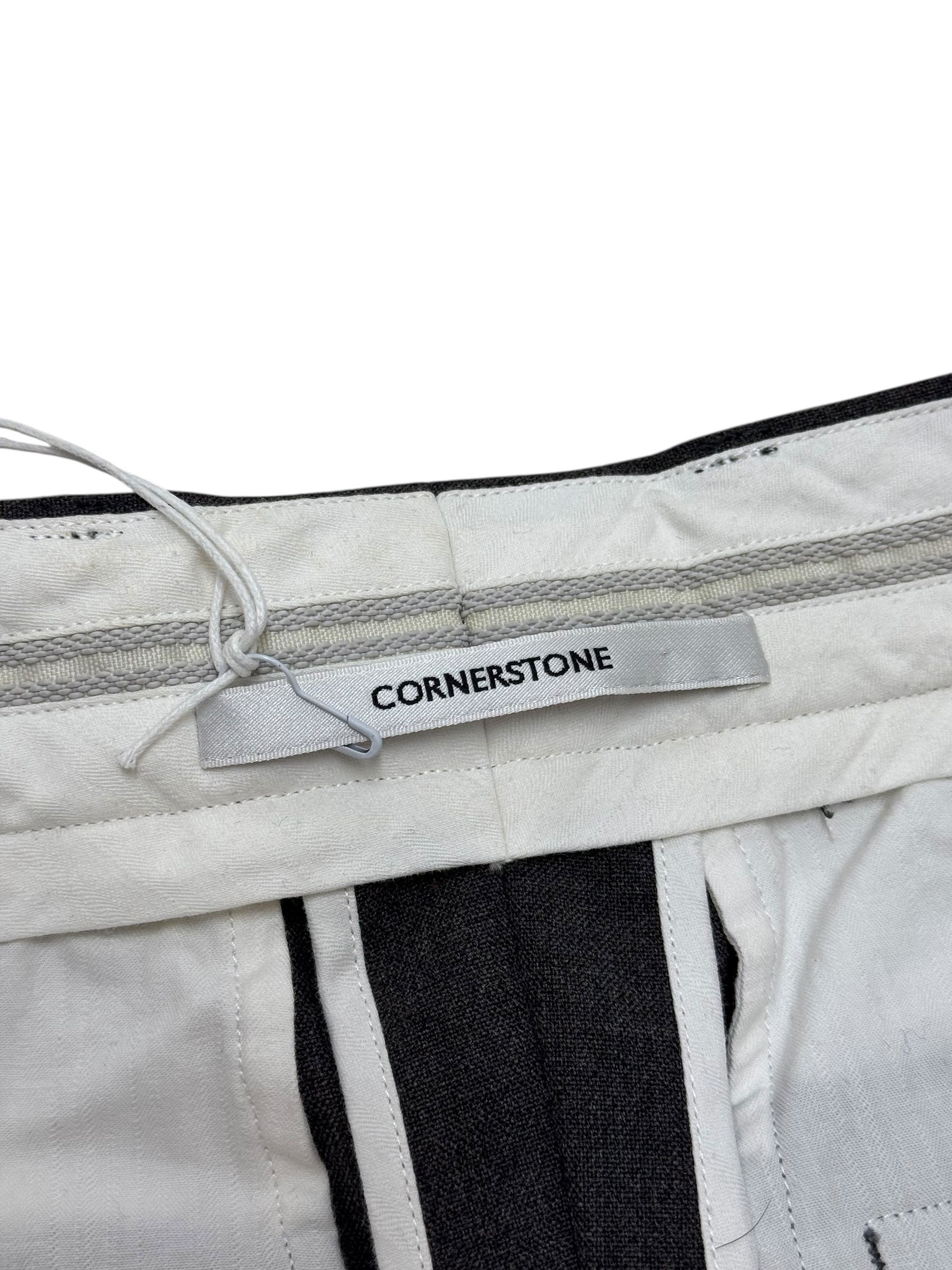 Other Cornerstone Homme By Sun Yun Grey Mens Trousers Size US 30 / EU 46 - 4 Thumbnail