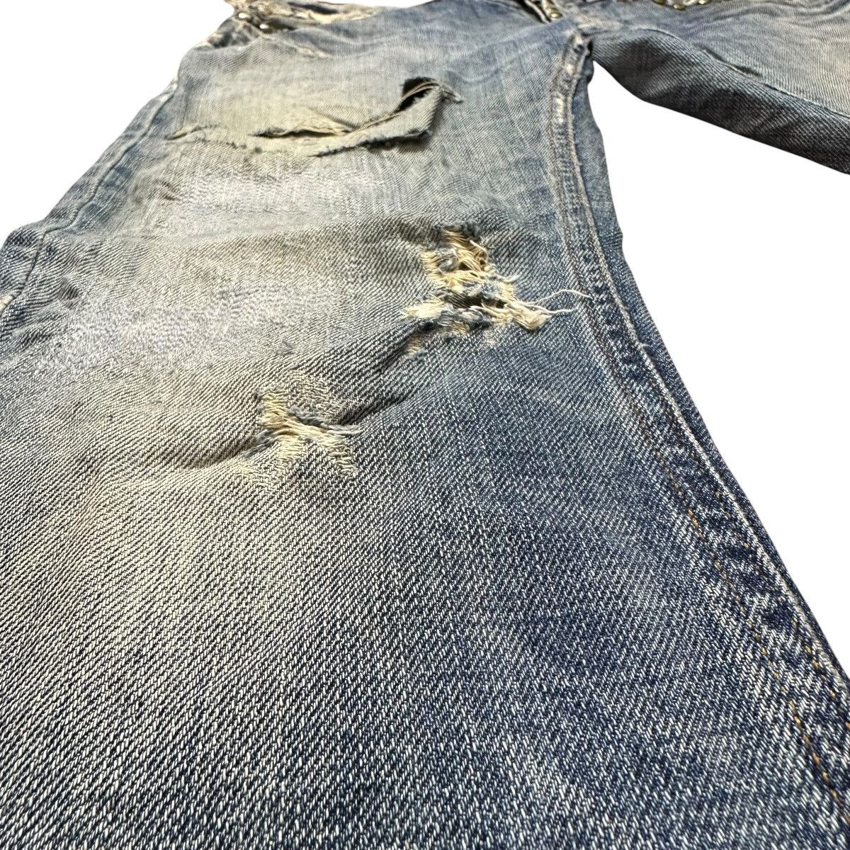 Dolce & Gabbana D&G Dolce & Gabbana Studded Distressed Denim Jeans Italy Size US 31 - 6 Thumbnail