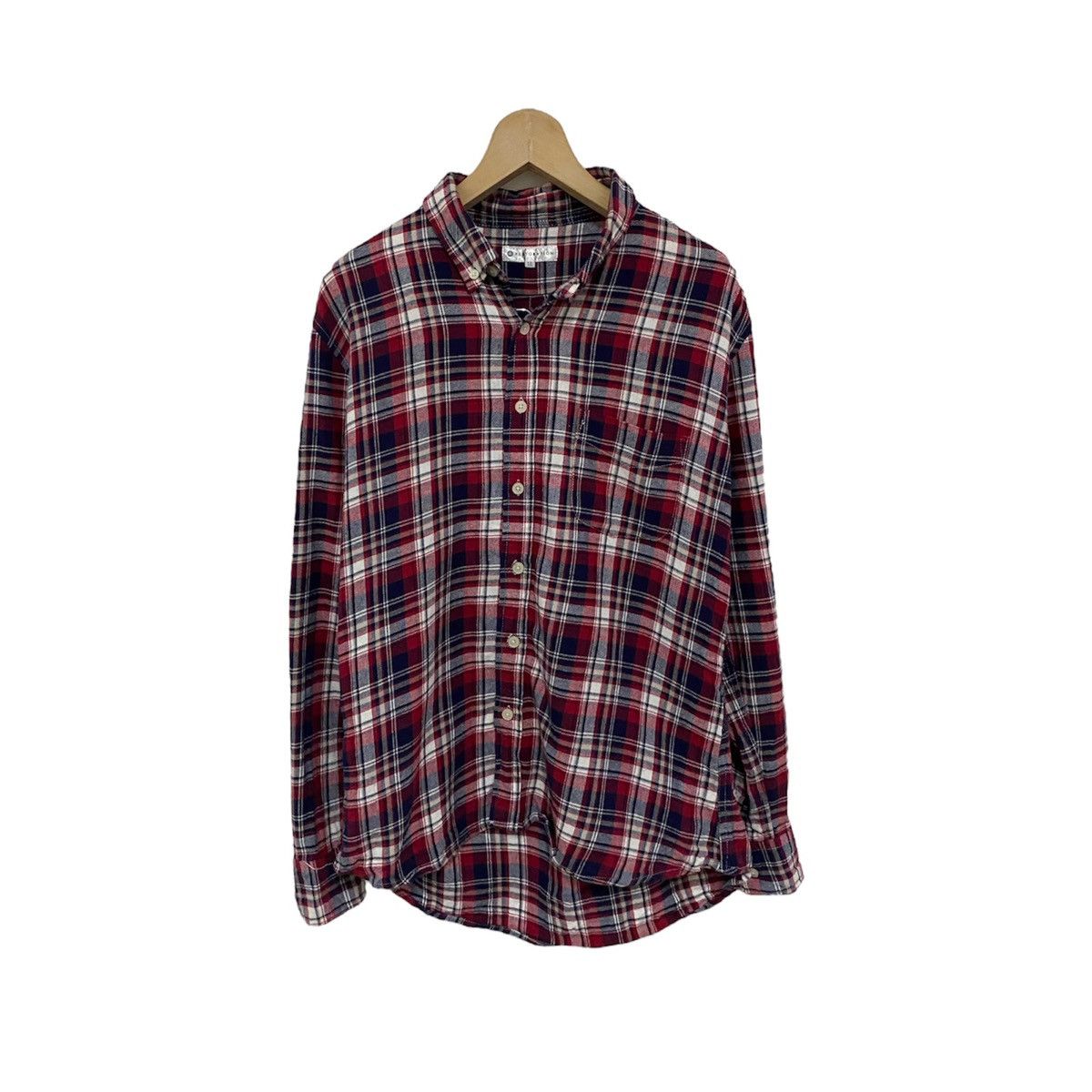 Restoration × Vintage Restoration Plaid Tartan Flannel Shirt Size US L / EU 52-54 / 3 - 1 Thumbnail