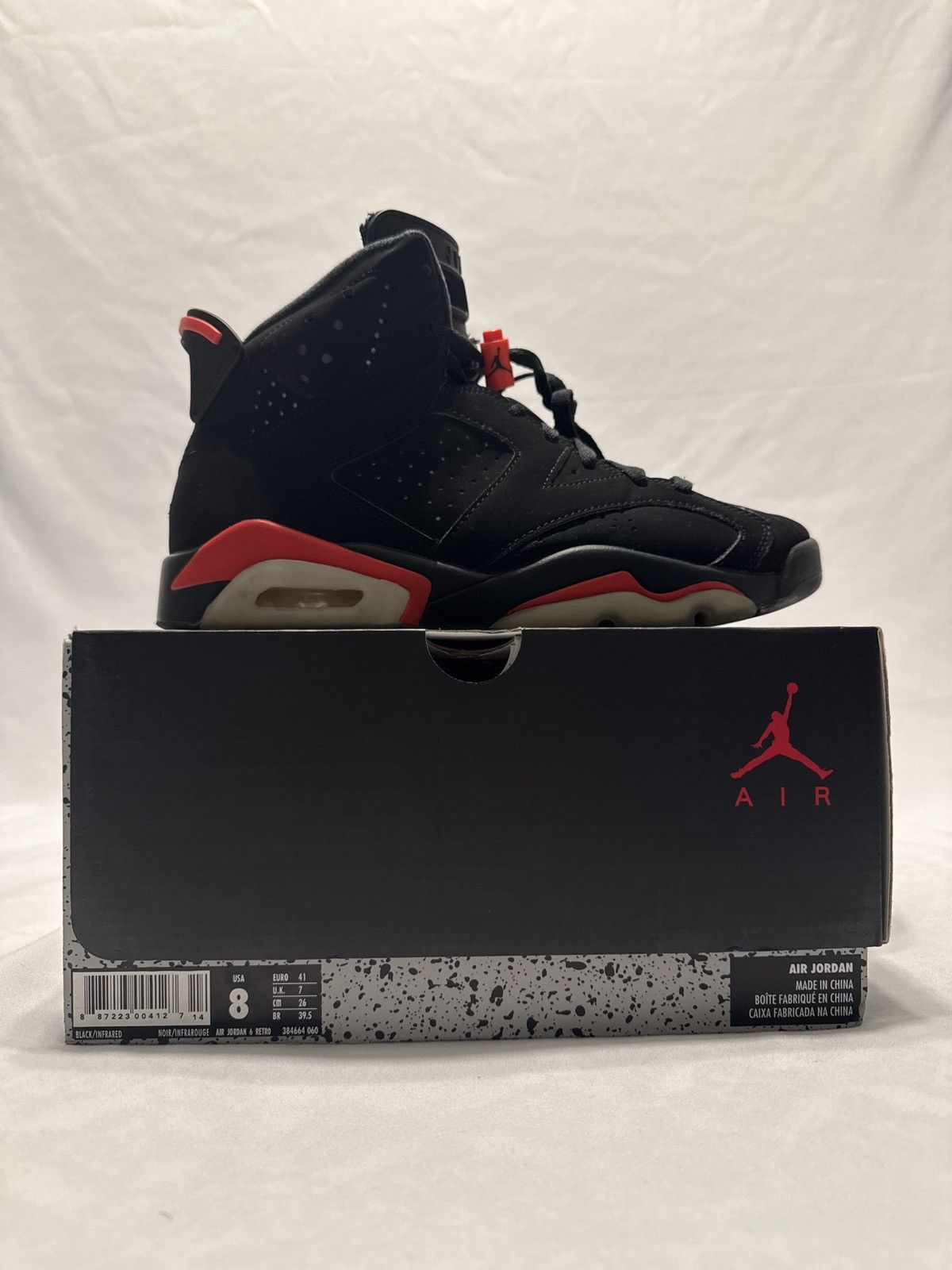 Jordan Brand × Nike Air Jordan 6 Retro Infrared Size US 8 / EU 41 - 1 Thumbnail