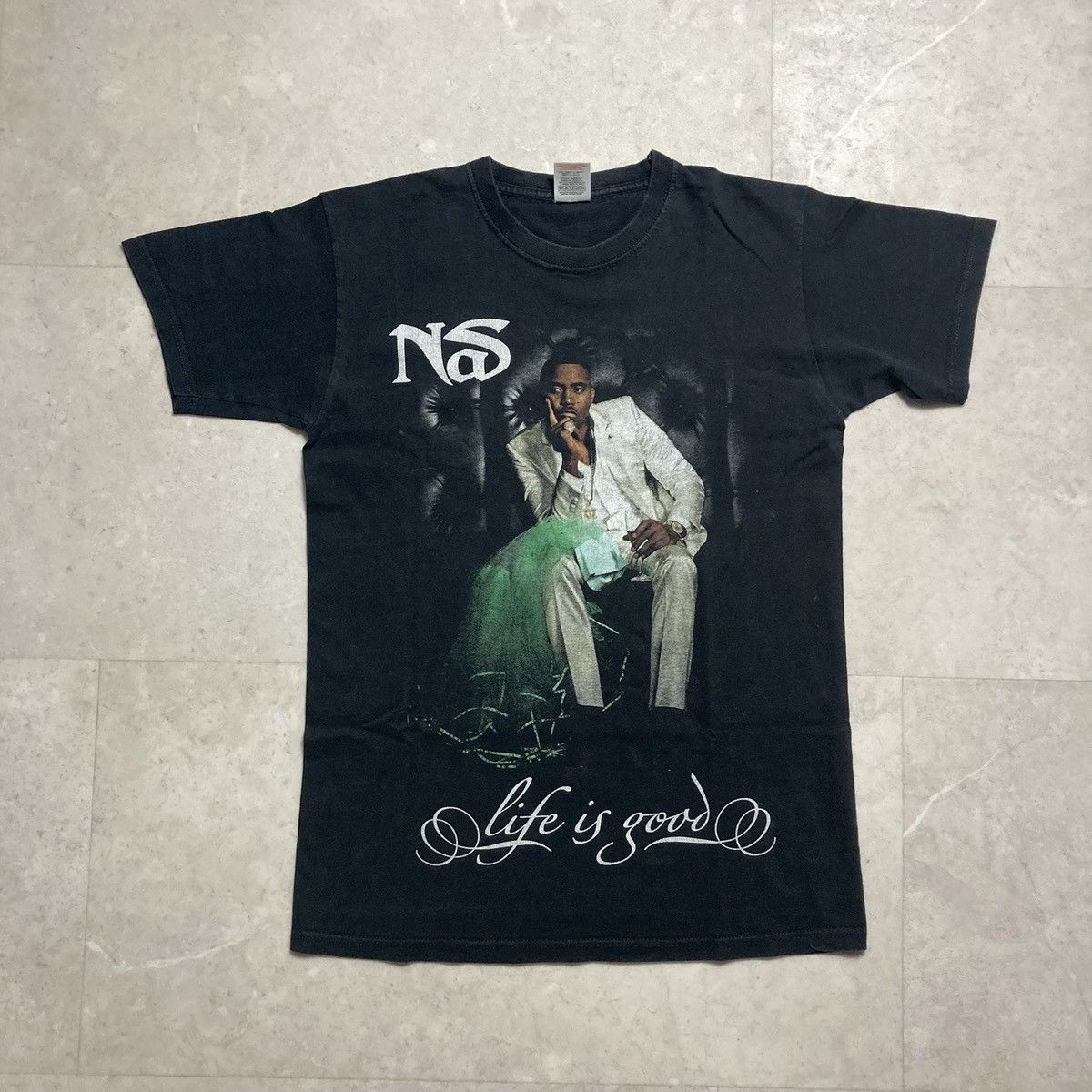 Rap Tees vintage nas life is good rap tour tee Size US S / EU 44-46 / 1 - 1 Thumbnail