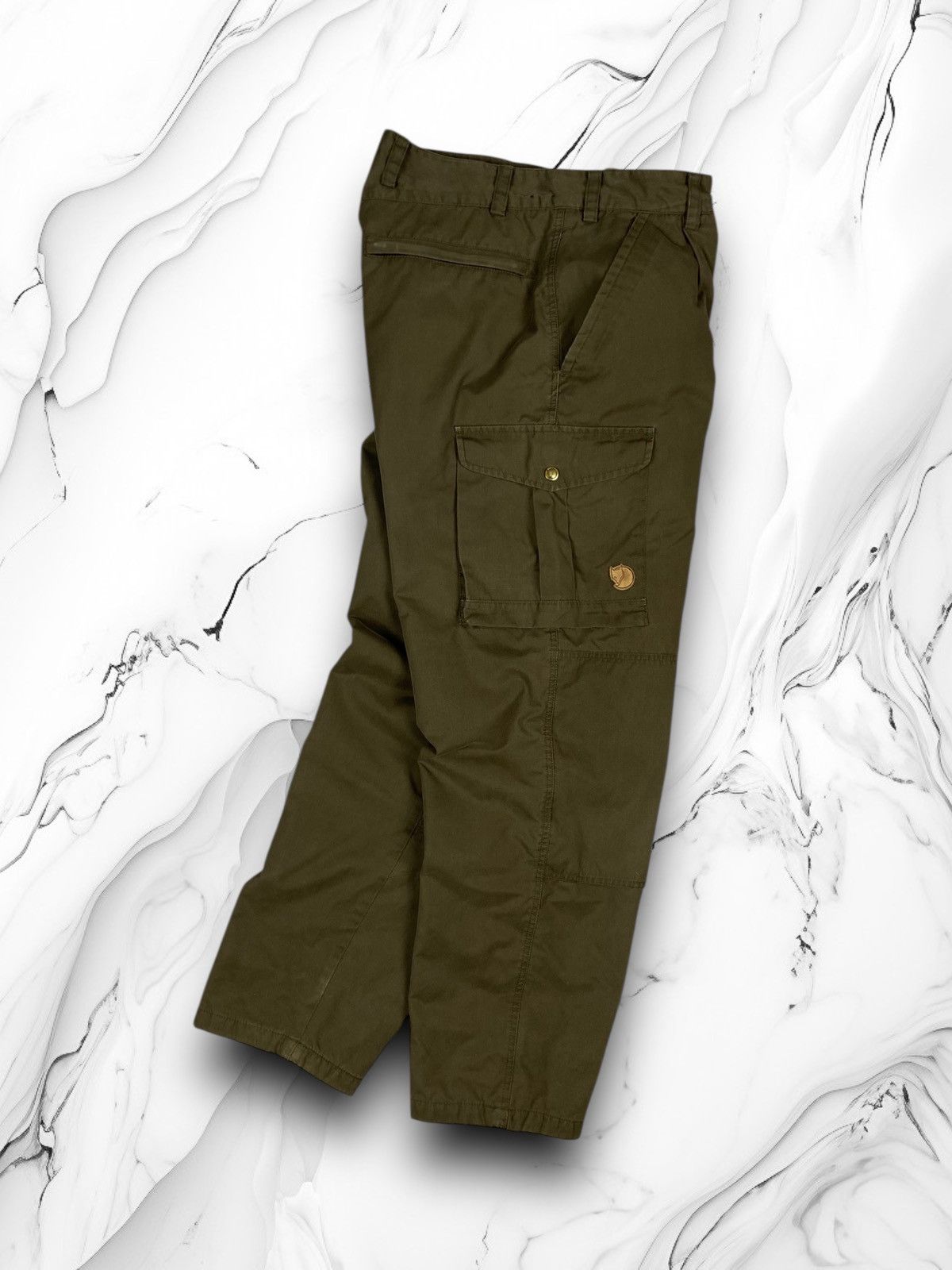 Fjallraven Fjallraven Barents Pro G-1000 Cargo Hiking Pants Brown Size US 34 / EU 50 - 1 Thumbnail